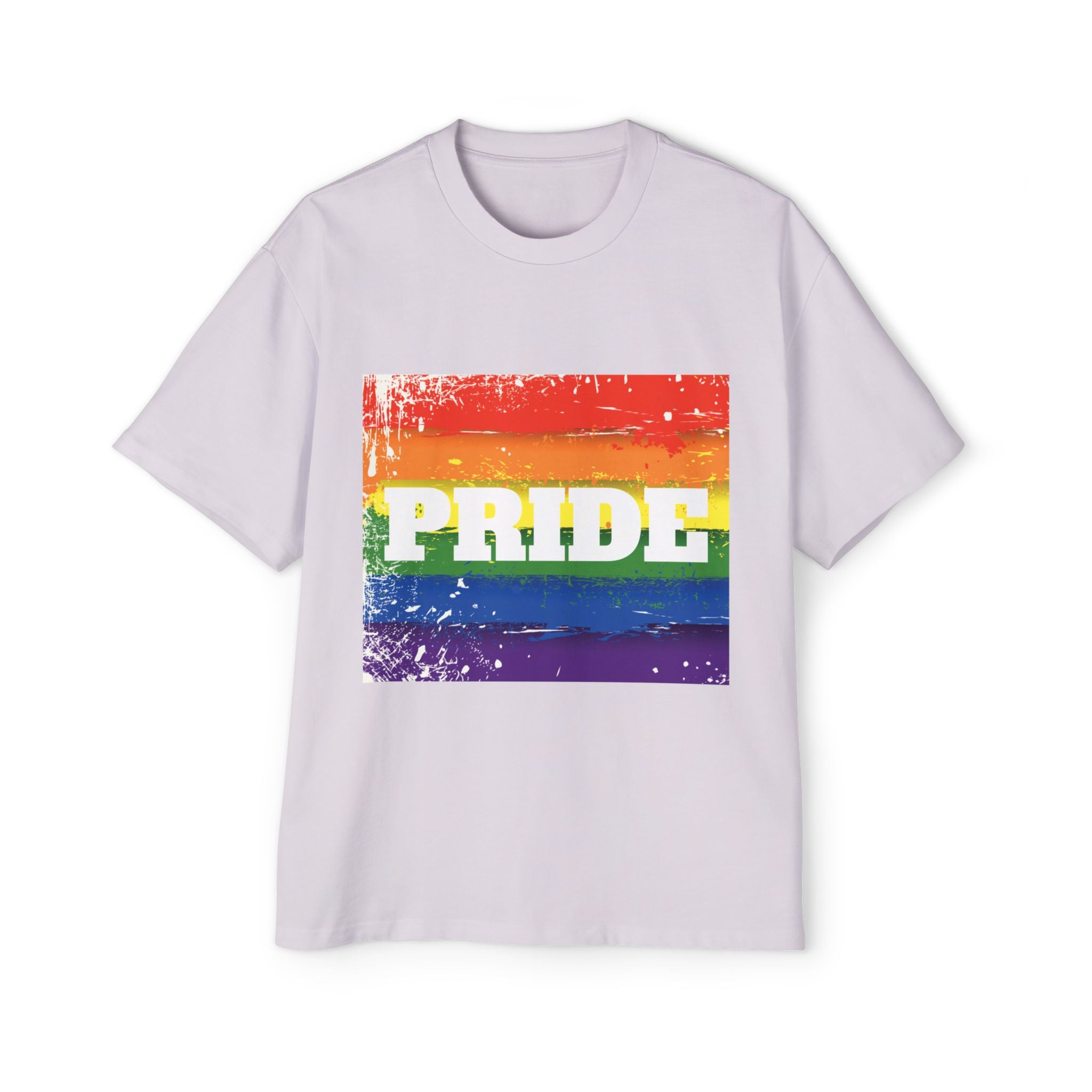 Pride Rainbow Heavy Oversized Unisex T-Shirt