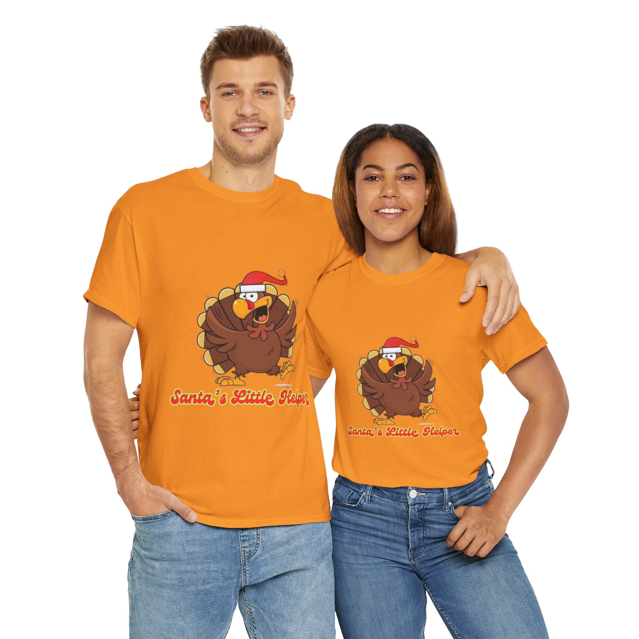 Santa's Little Helper Unisex Heavy Cotton T-Shirt