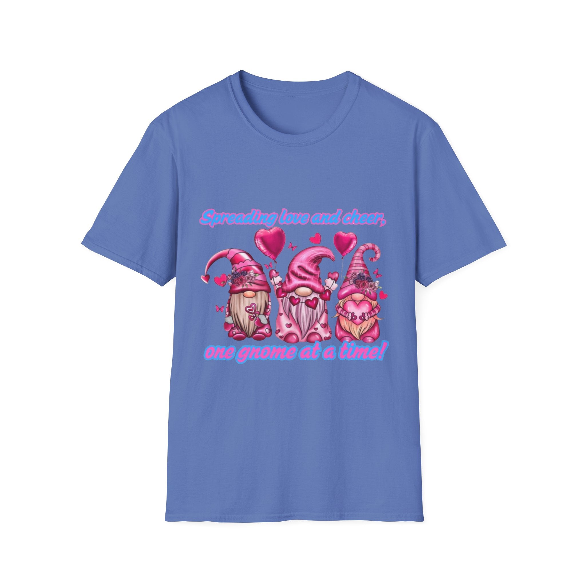 Spreading Love And Cheer One Gnome At A Time Unisex Softstyle T-Shirt