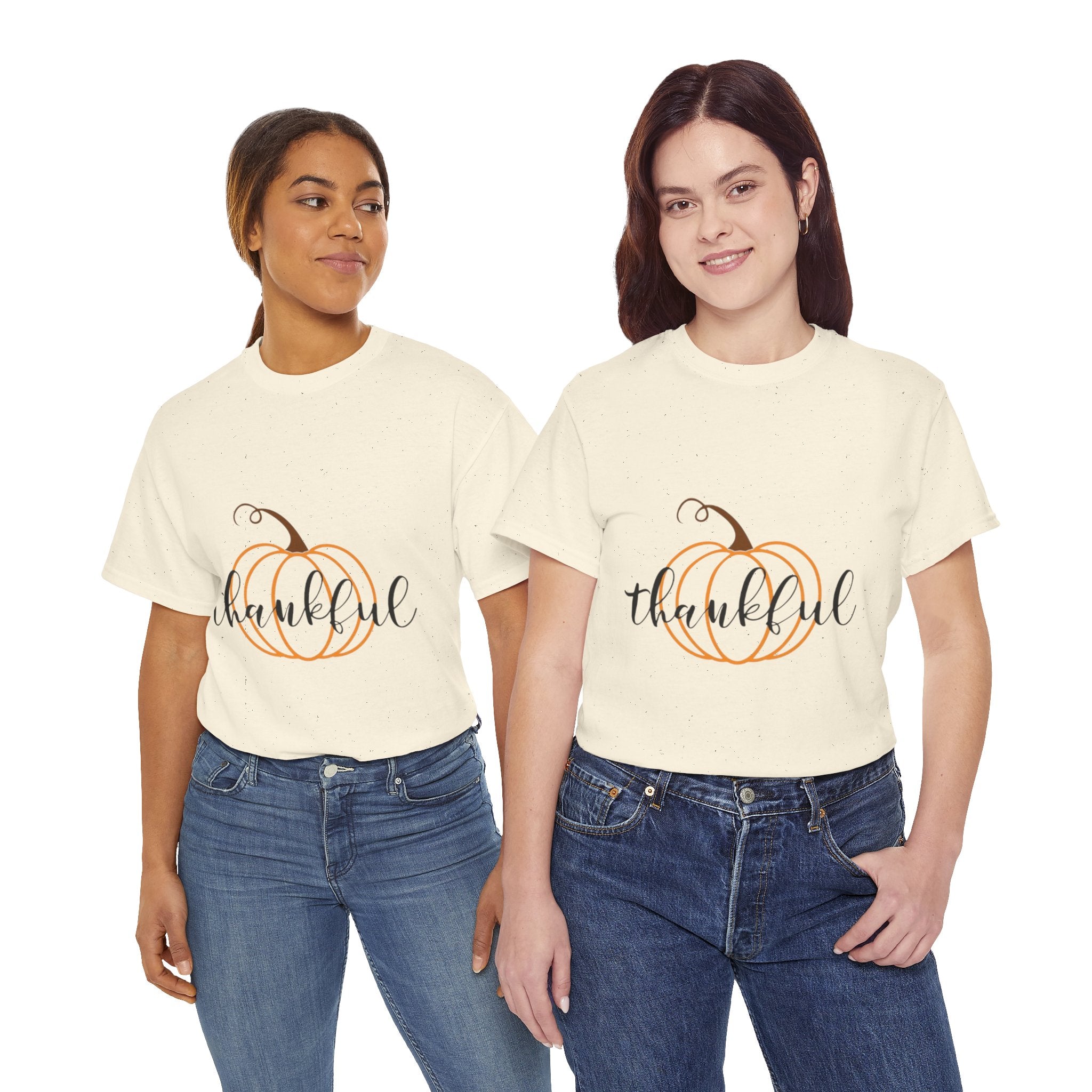 Thankful Pumpkin Unisex Heavy Cotton T-Shirt