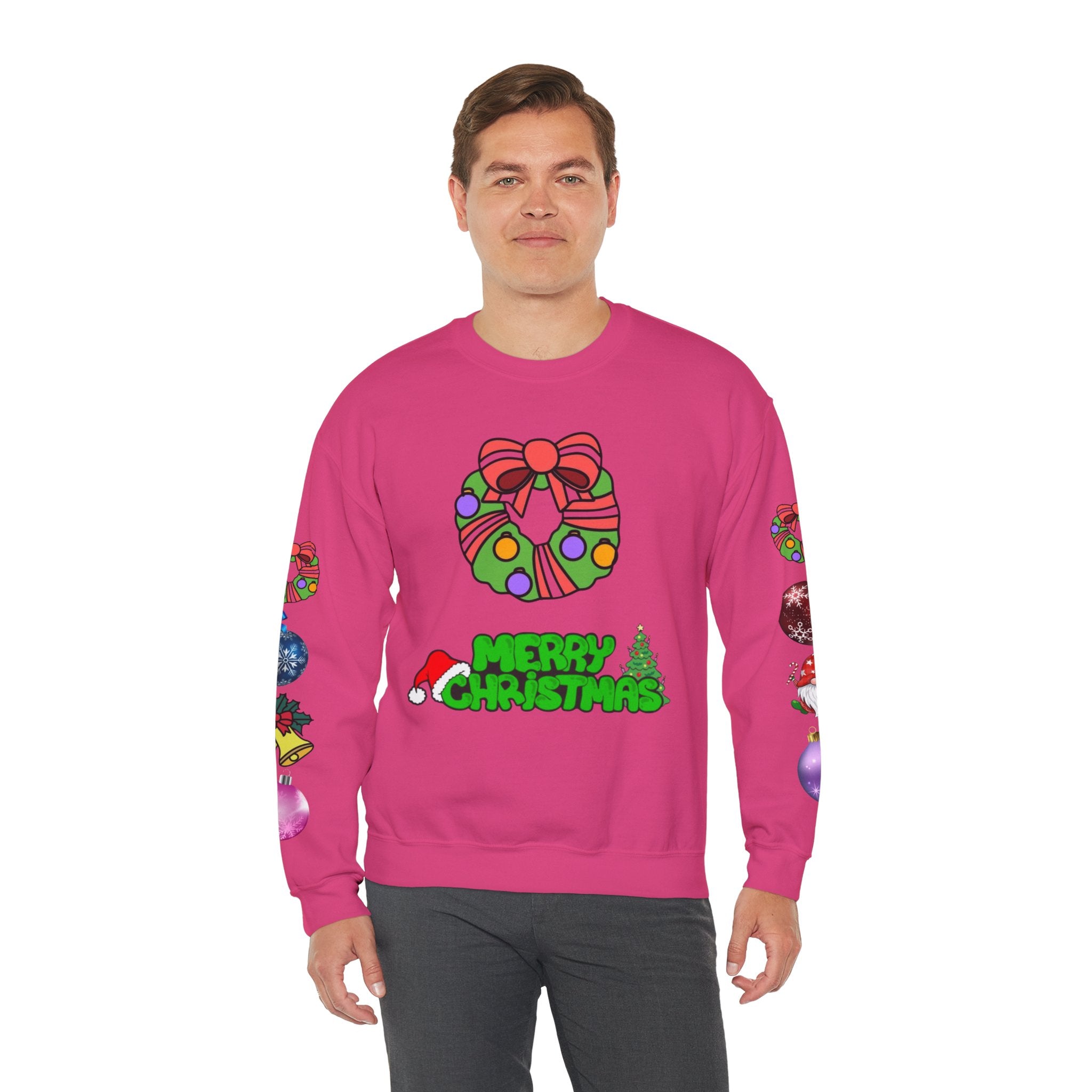 Festive Not-So-Ugly Christmas Unisex Heavy Blend™ Crewneck Sweatshirt