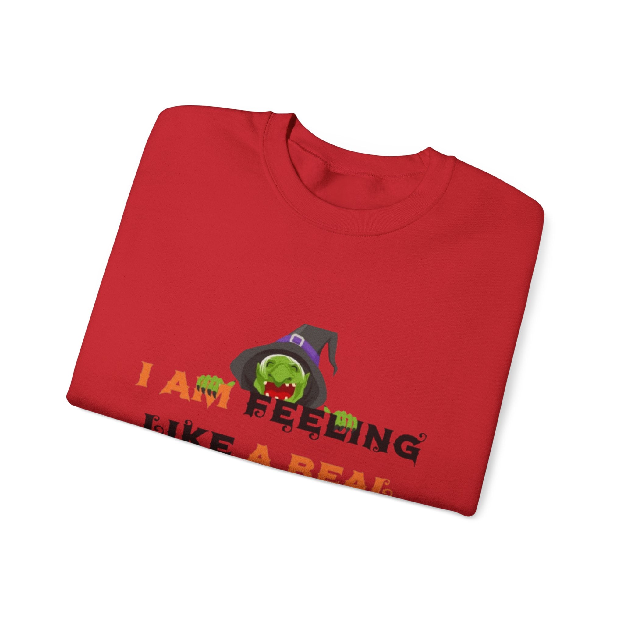 I Am Feeling Like A Real Witch Today Unisex Heavy Blend™ Crewneck Sweatshirt