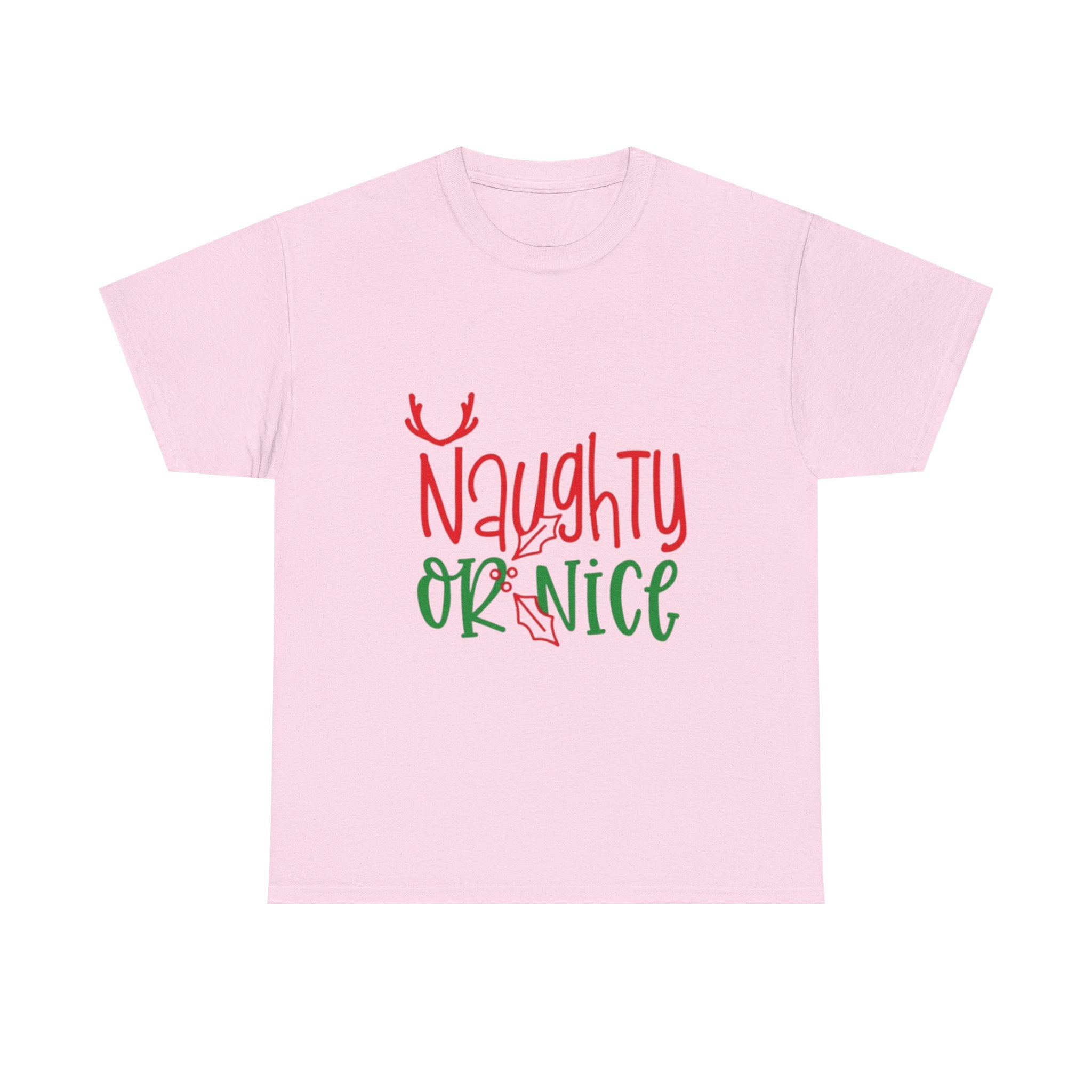 Naughty Or Nice Unisex Heavy Cotton T-Shirt