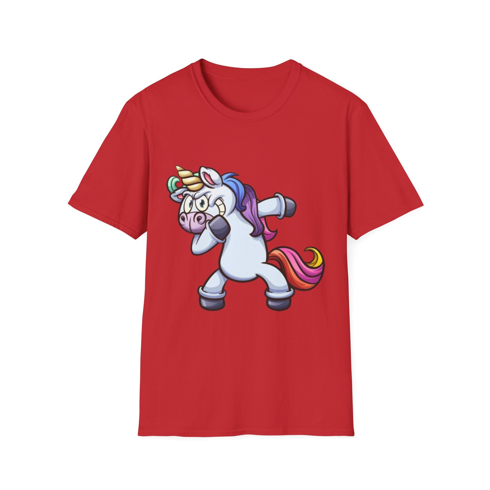 Dabbing Unicorn Unisex Softstyle T-shirt