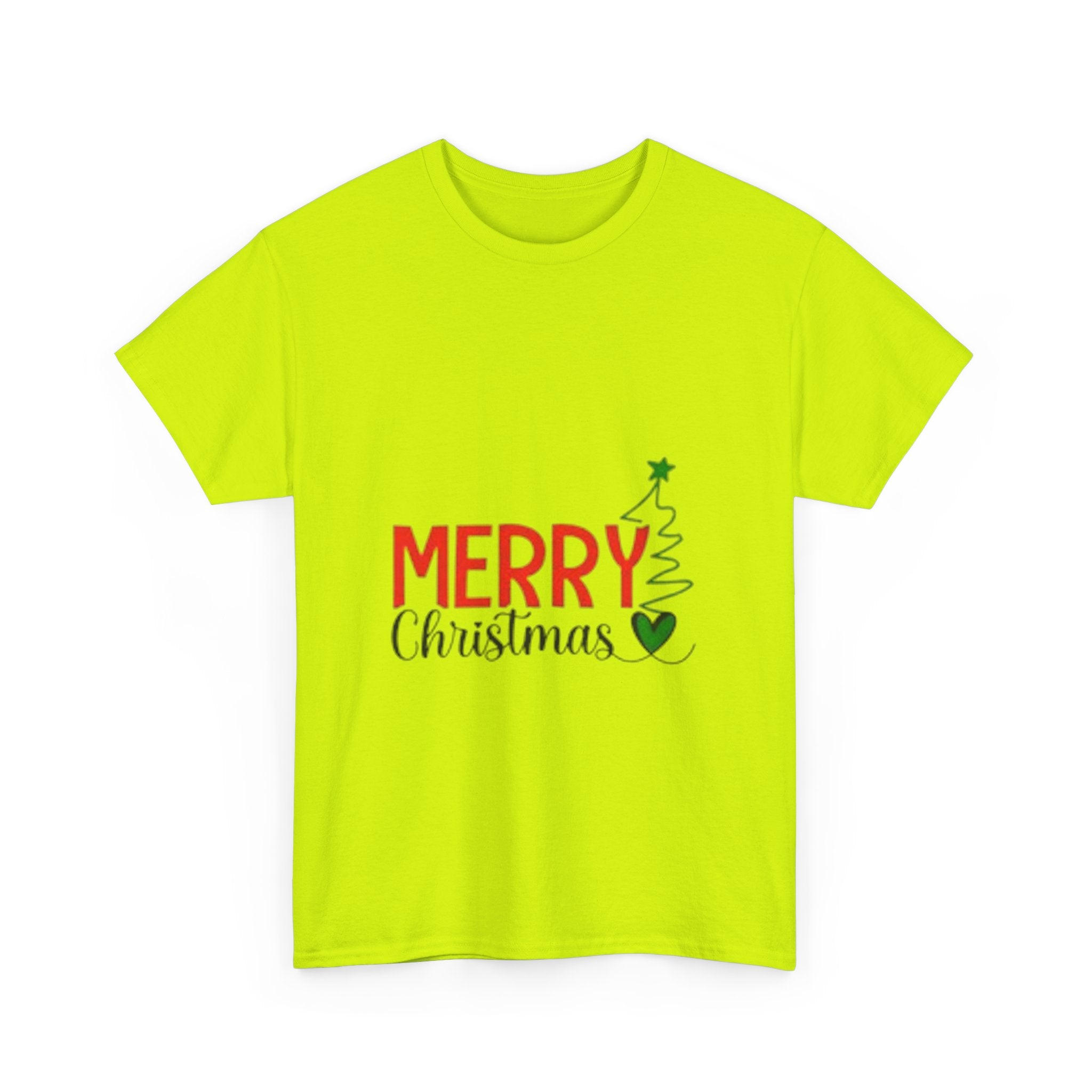 Merry Christmas Unisex Heavy Cotton T-Shirt