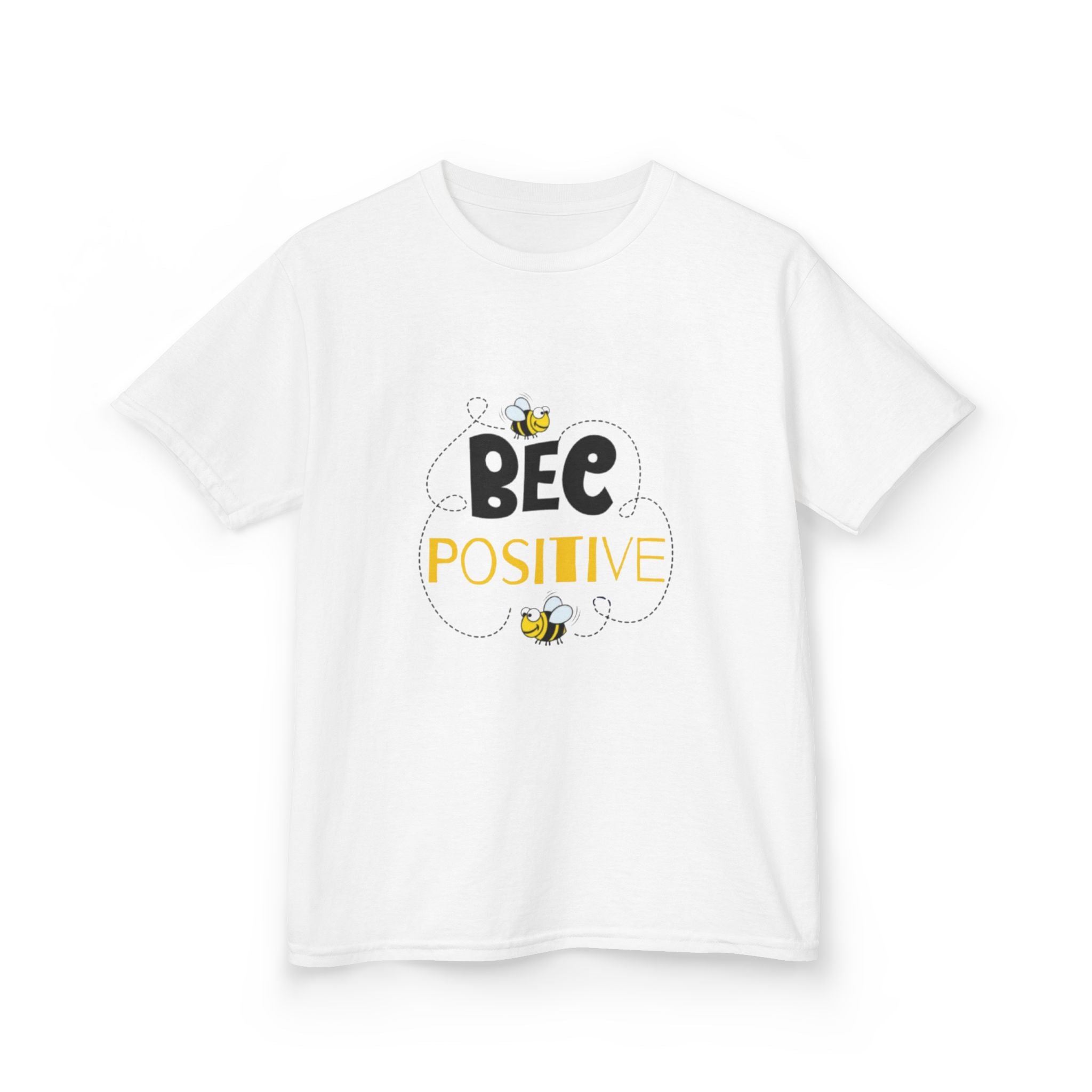 Bee Positive Kids Heavy Cotton T-Shirt