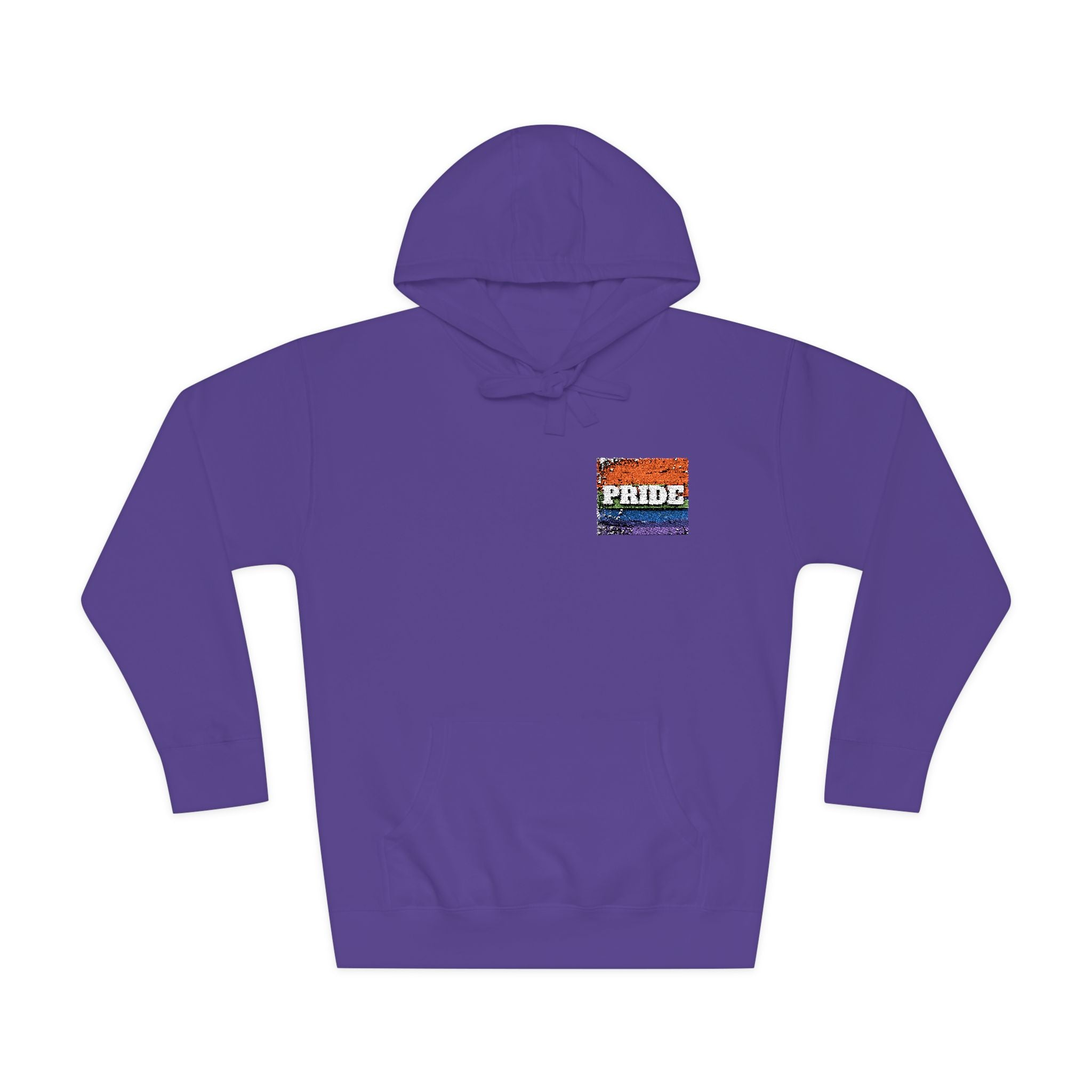 Pride Rainbow Unisex Fleece Hoodie