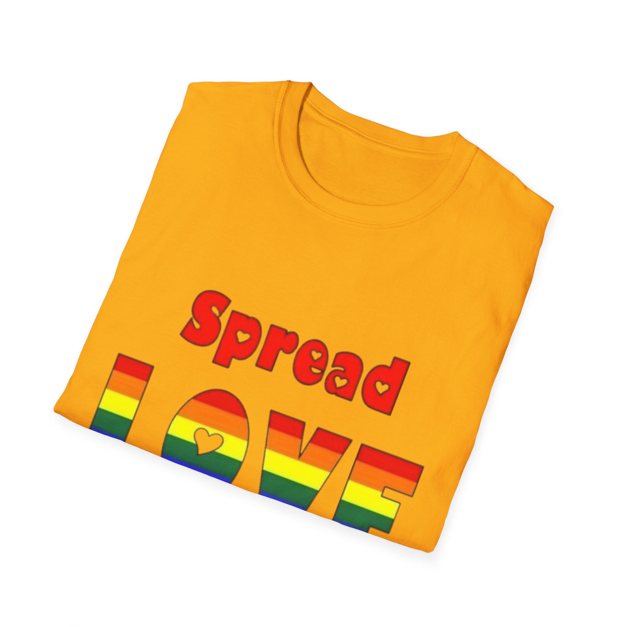 Spread Love Not Hate Unisex Softstyle T-Shirt