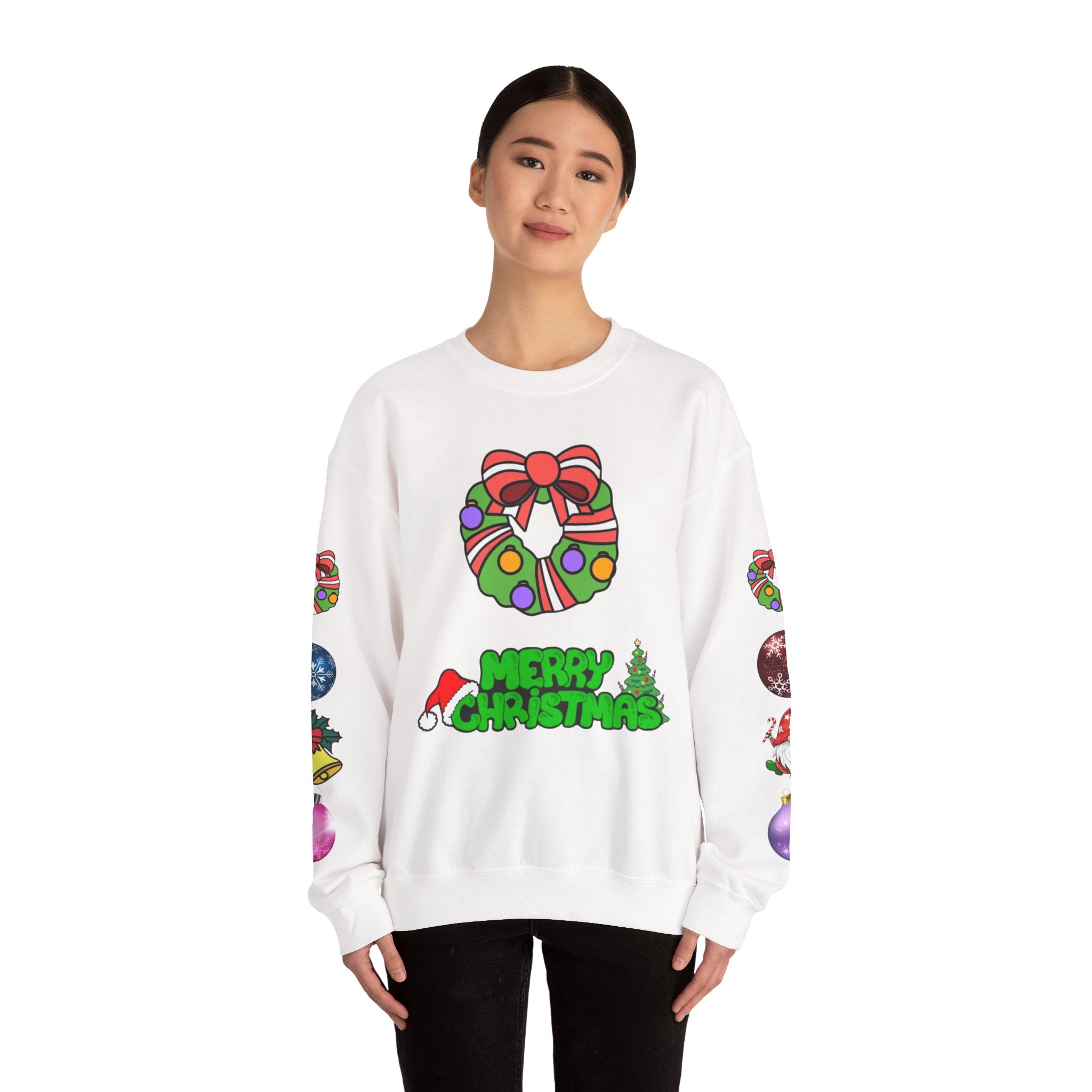 Festive Not-So-Ugly Christmas Unisex Heavy Blend™ Crewneck Sweatshirt