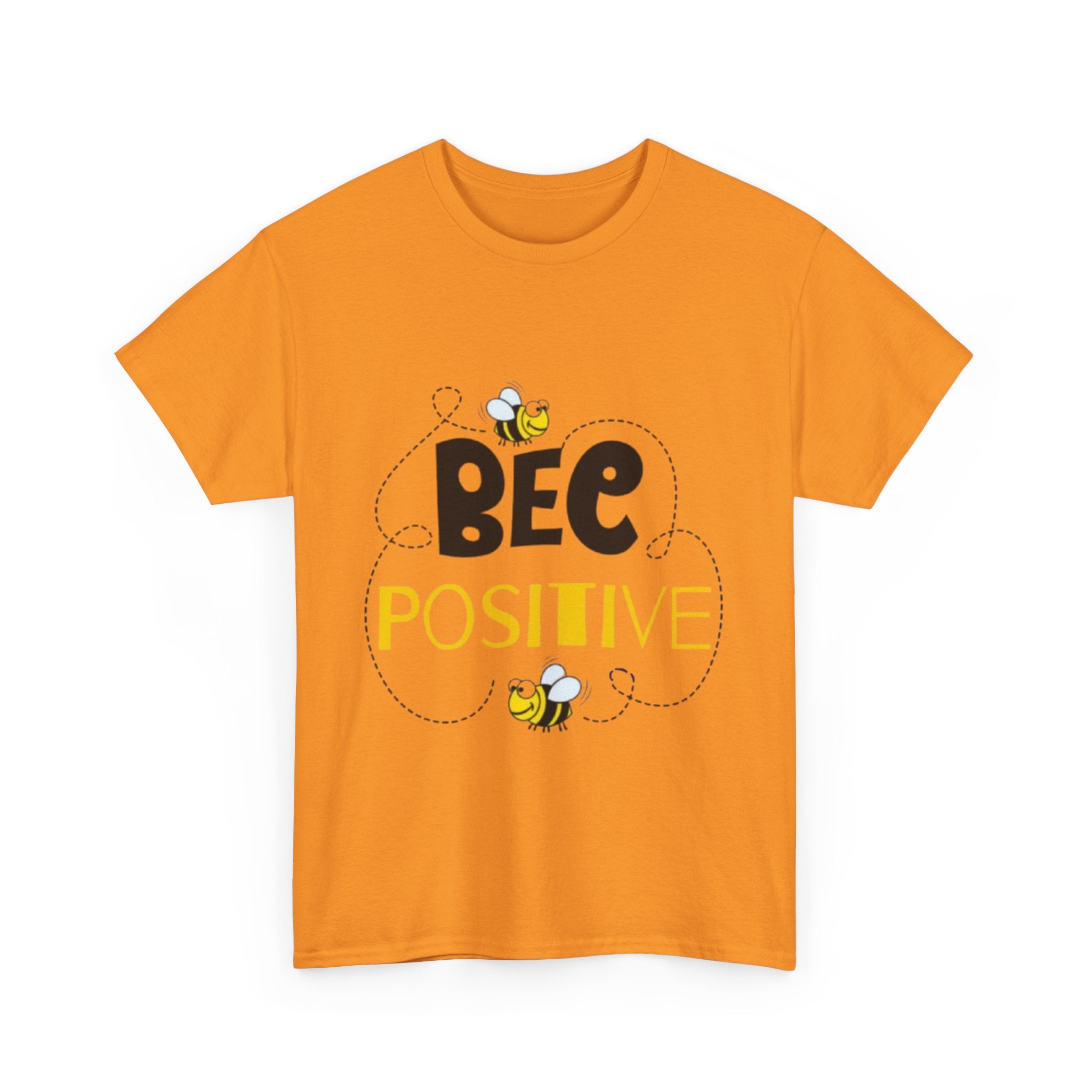 Bee Positive Unisex Heavy Cotton T-Shirt