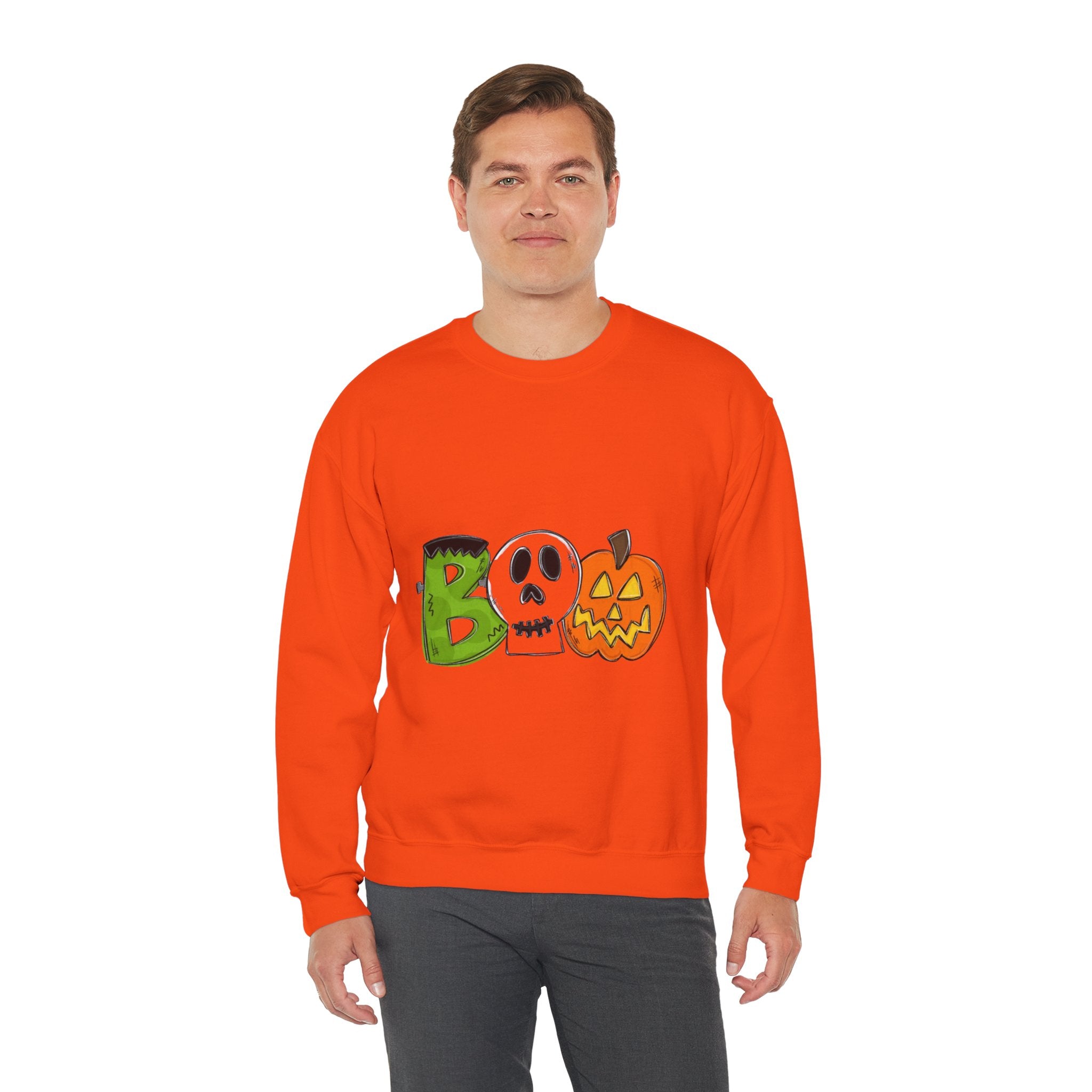 Halloween Boo Unisex Crewneck Sweatshirt