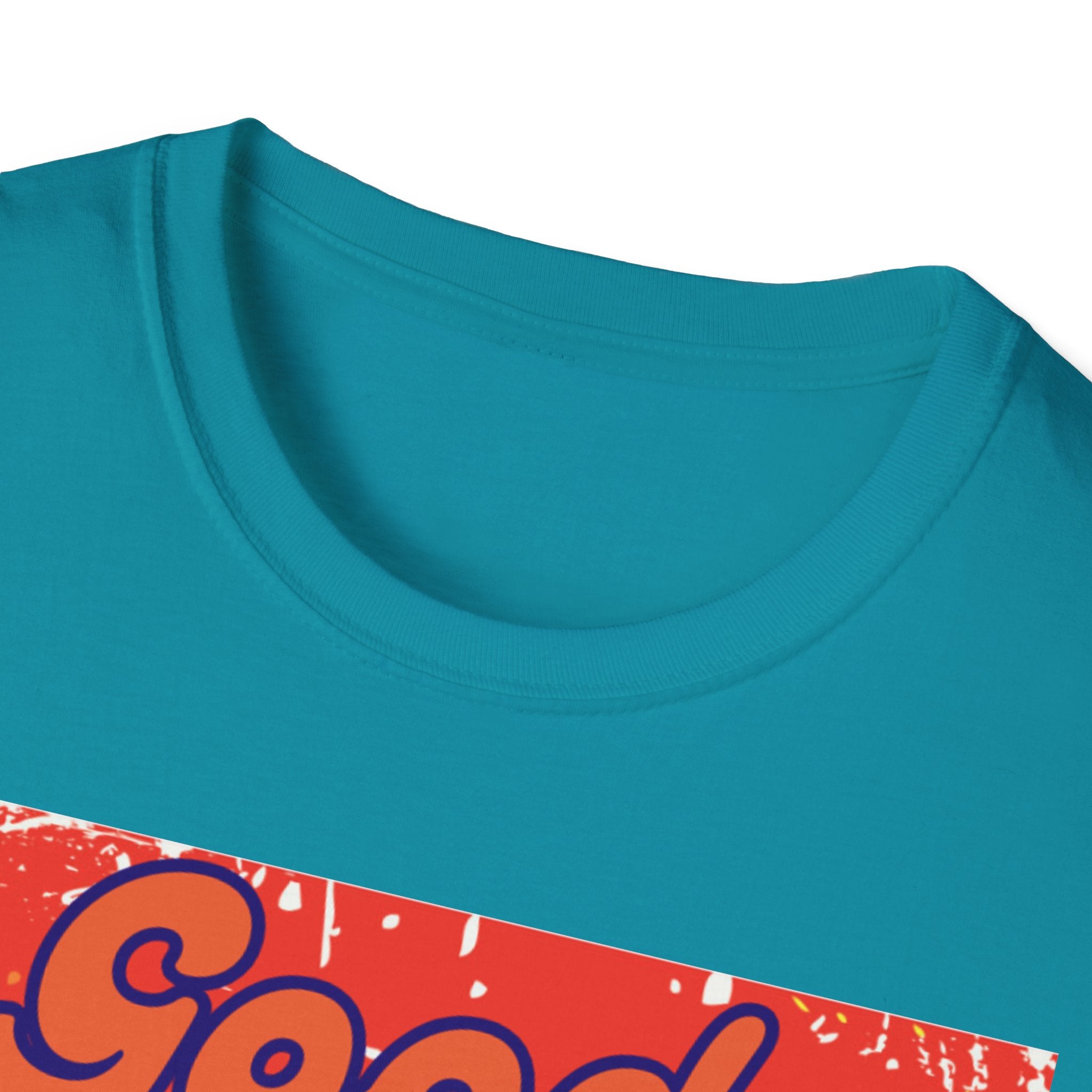 Good Vibes Only Orange Unisex Softstyle T-Shirt