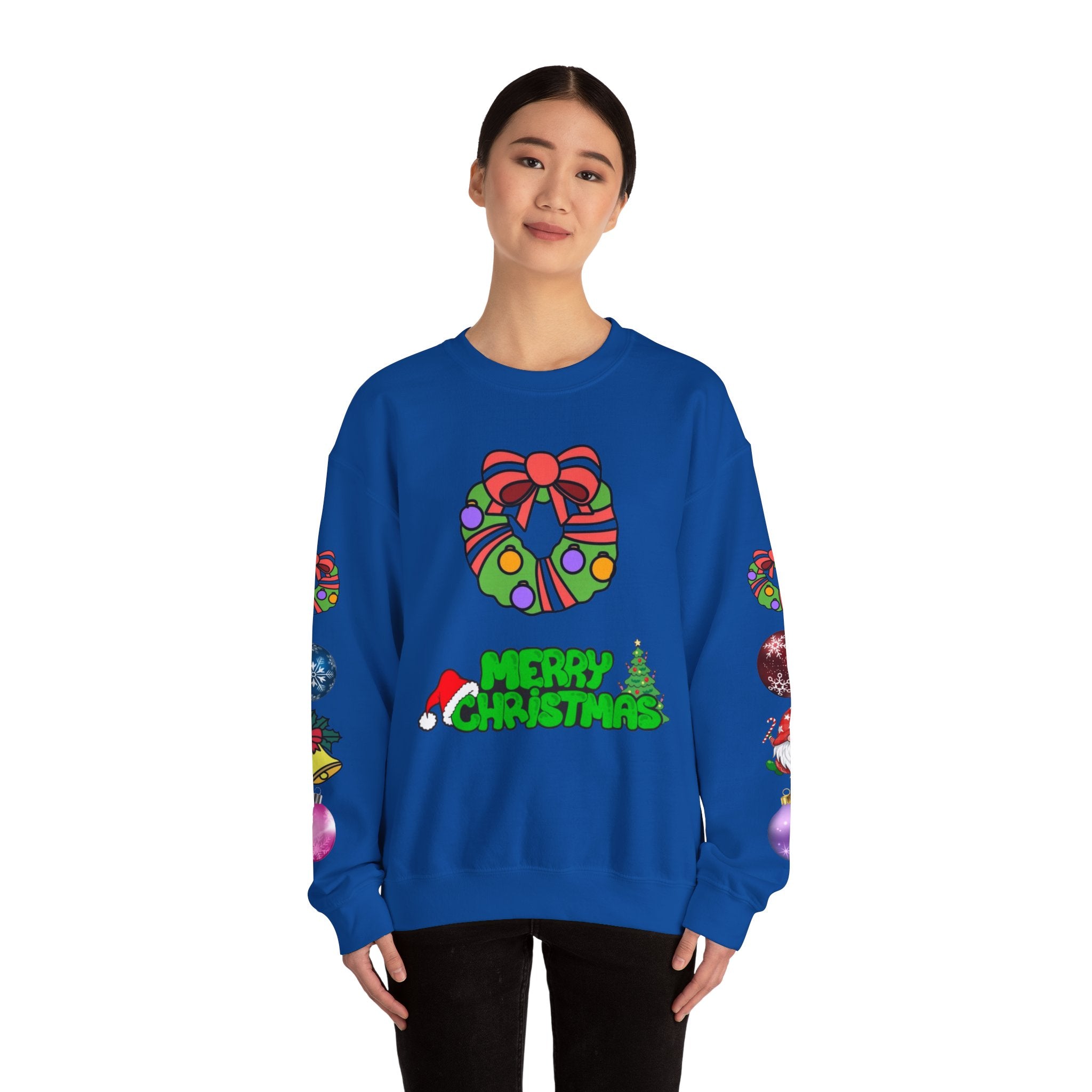 Festive Not-So-Ugly Christmas Unisex Heavy Blend™ Crewneck Sweatshirt