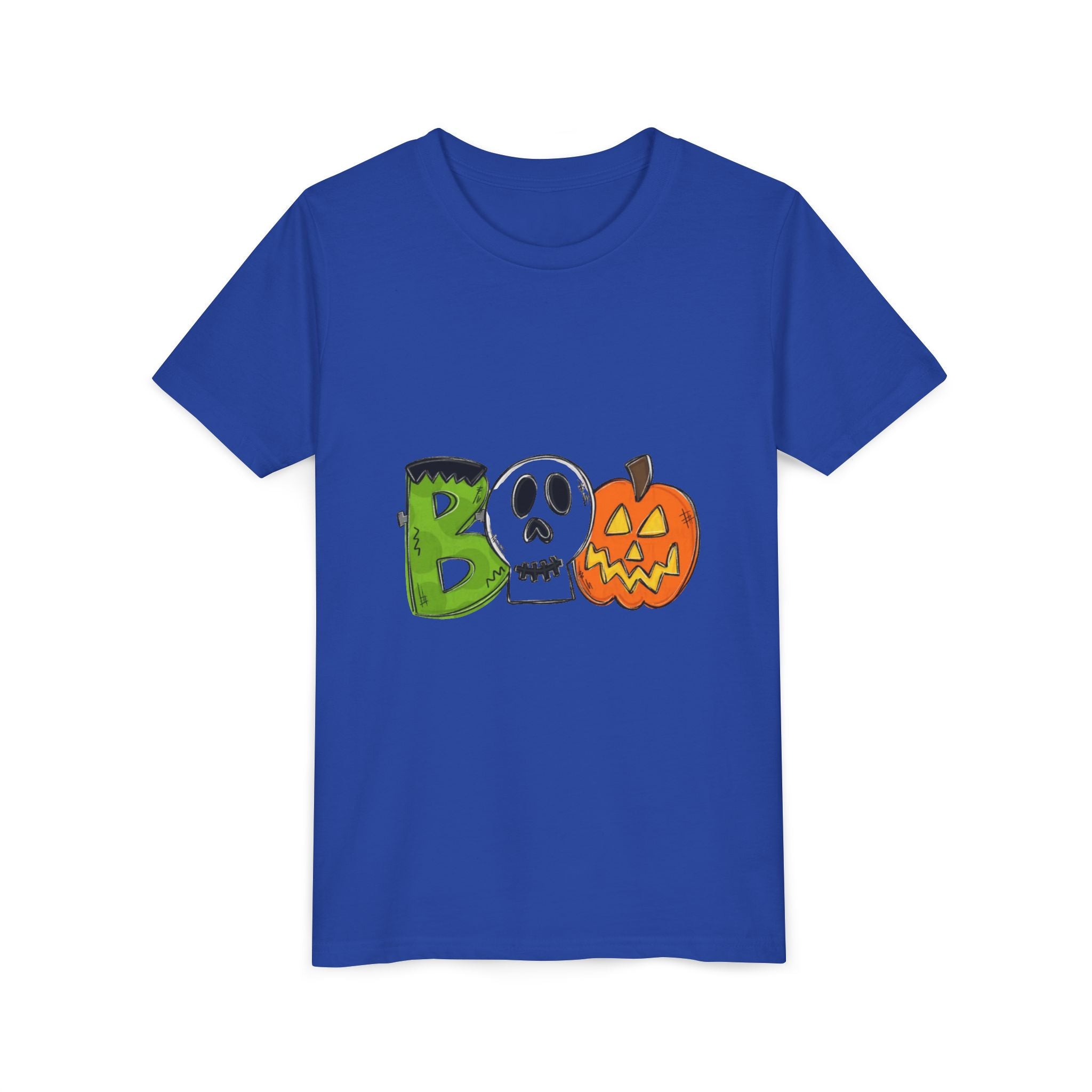 Halloween Boo Youth Short Sleeve T-Shirt
