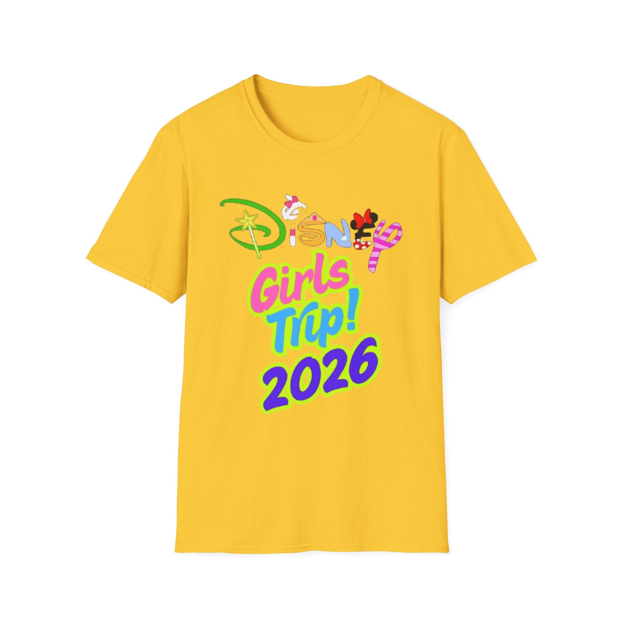 Disney Girls Trip 2026 Unisex Softstyle T-Shirt