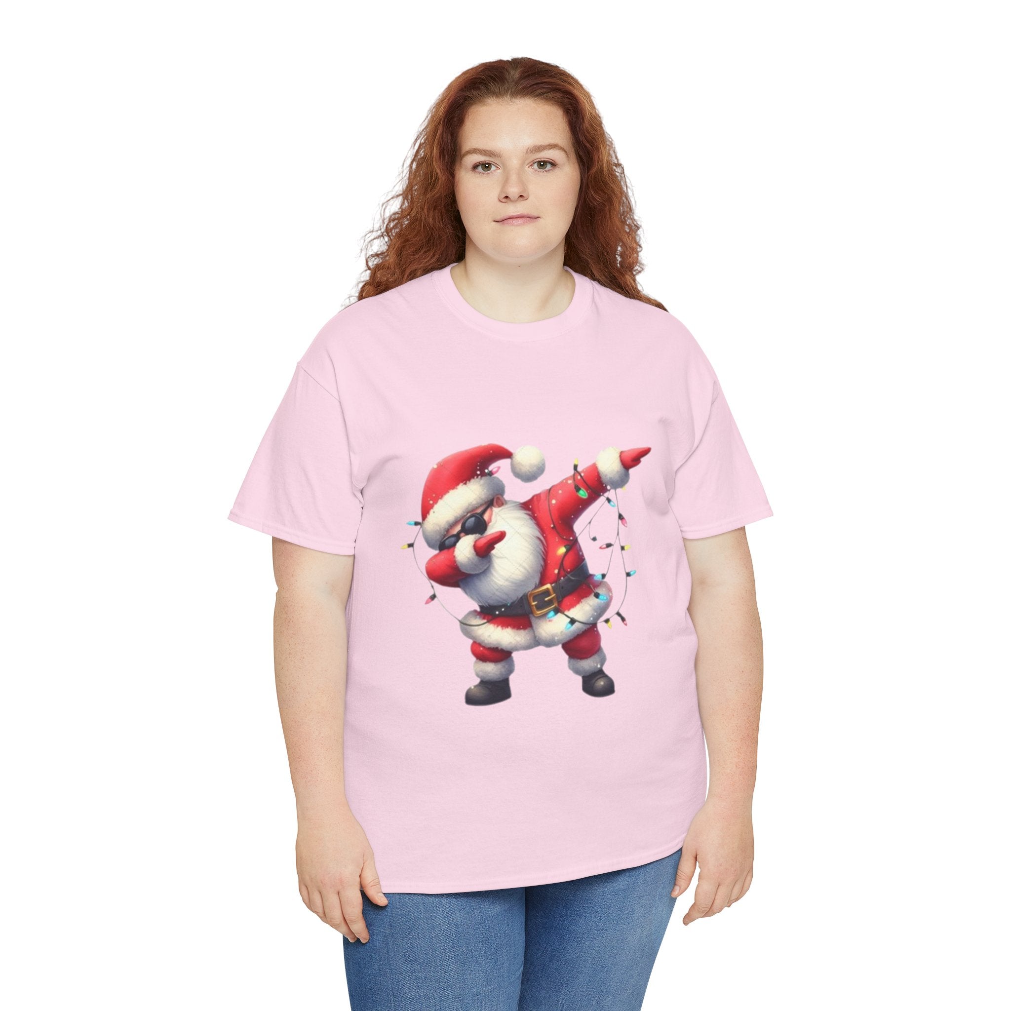 Dabbing Santa Unisex Heavy Cotton T-Shirt