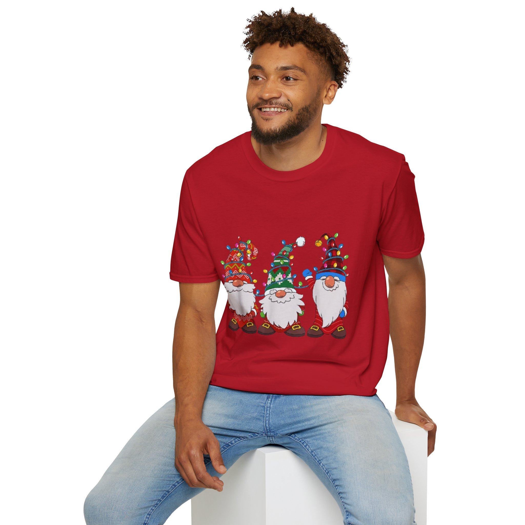Christmas Gnome Unisex Softstyle T-Shirt