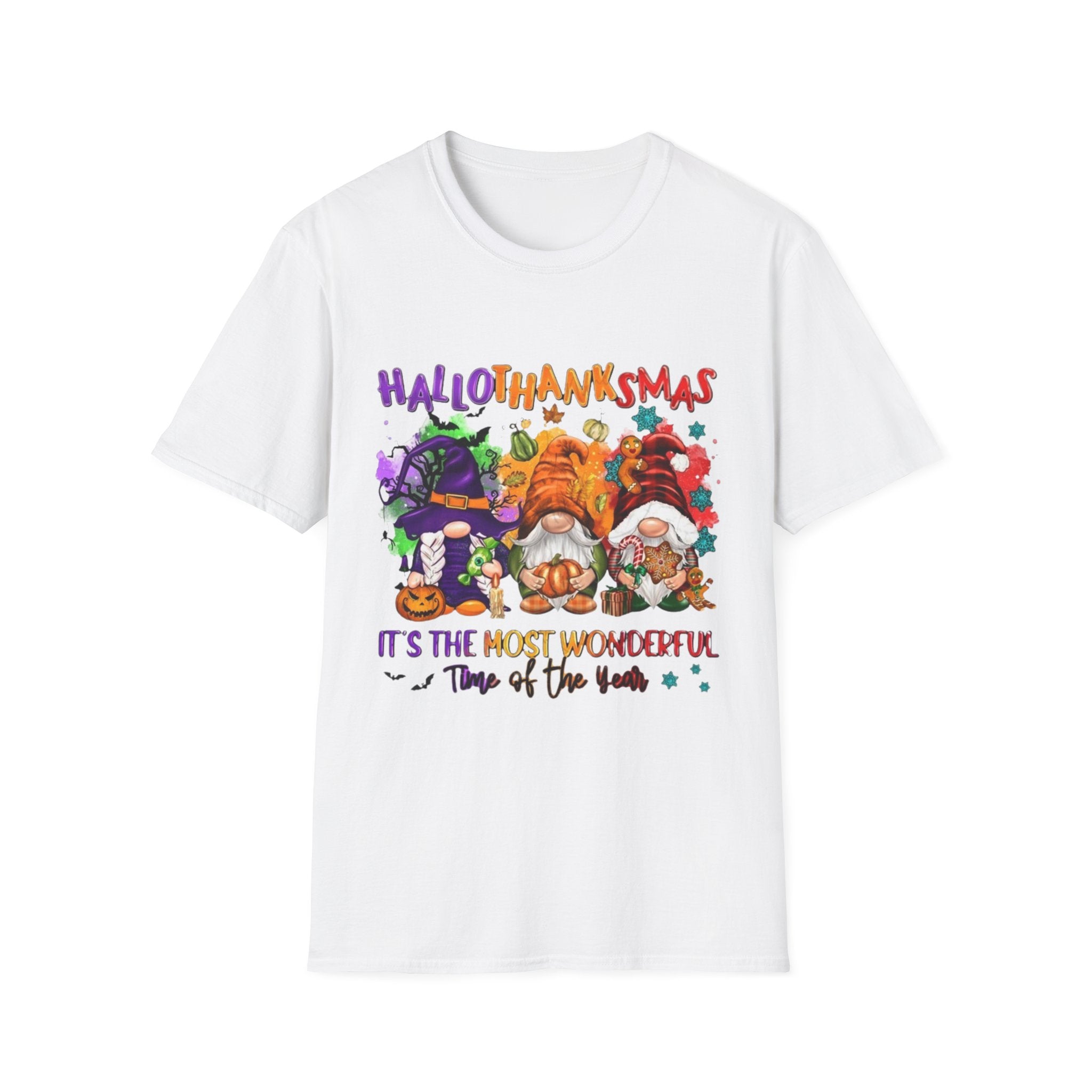 Happy Hallothanksmas Unisex Softstyle T-Shirt