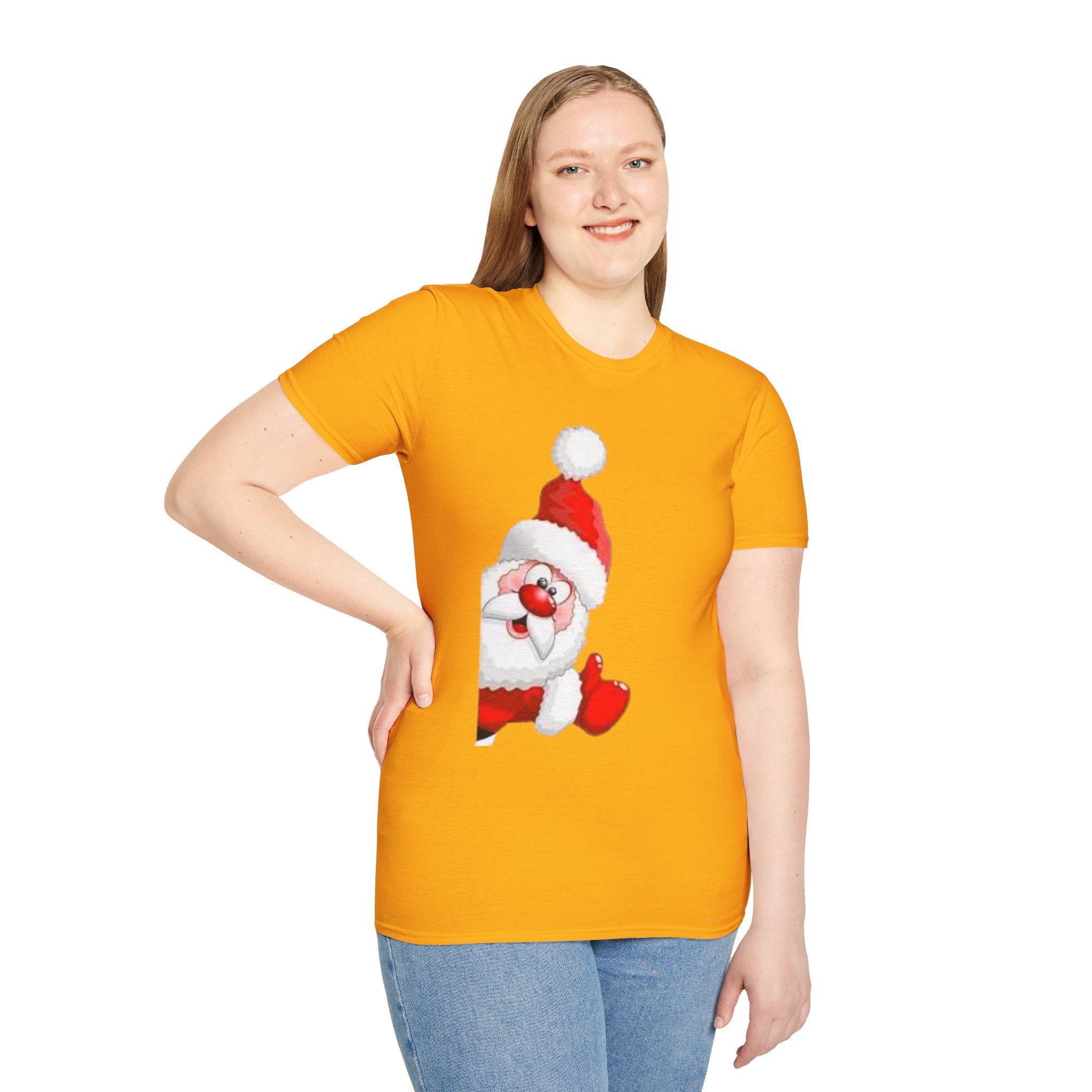 Festive Santa Unisex Softstyle T-Shirt