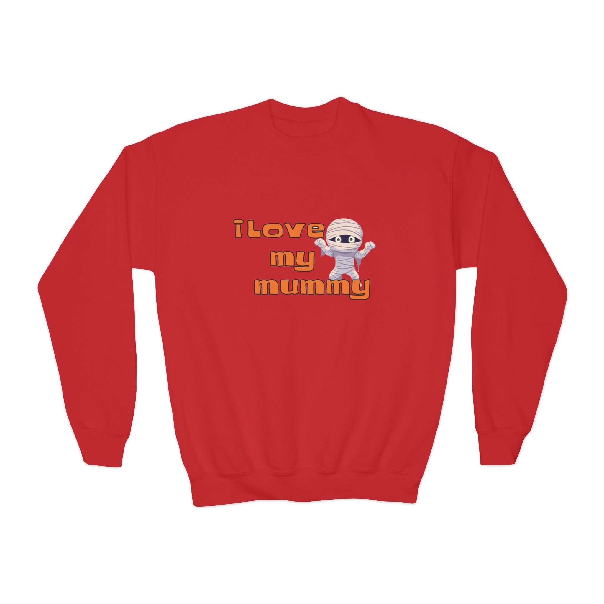 I Love My Mummy Youth Crewneck Sweatshirt
