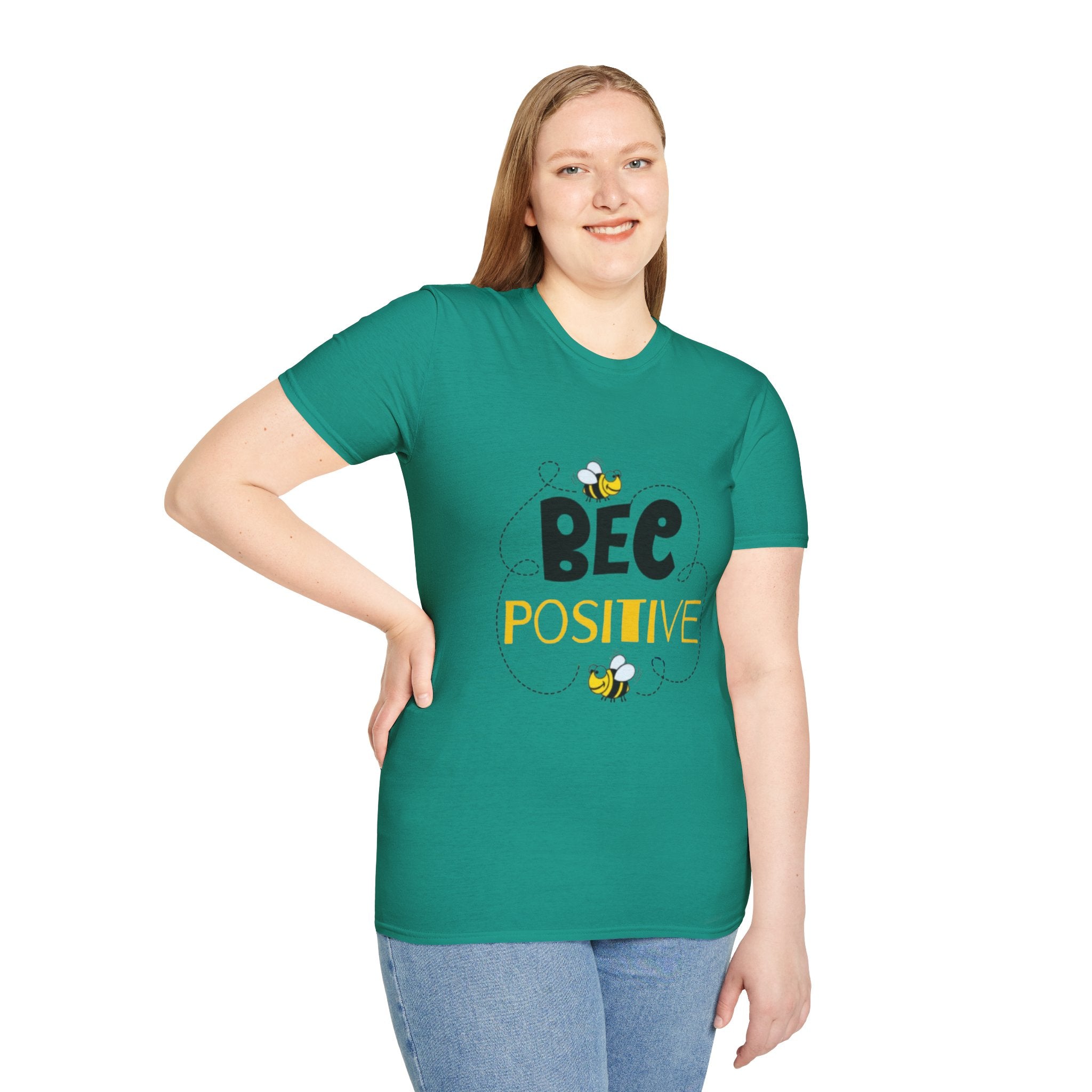 Bee Positive Unisex Softstyle T-Shirt