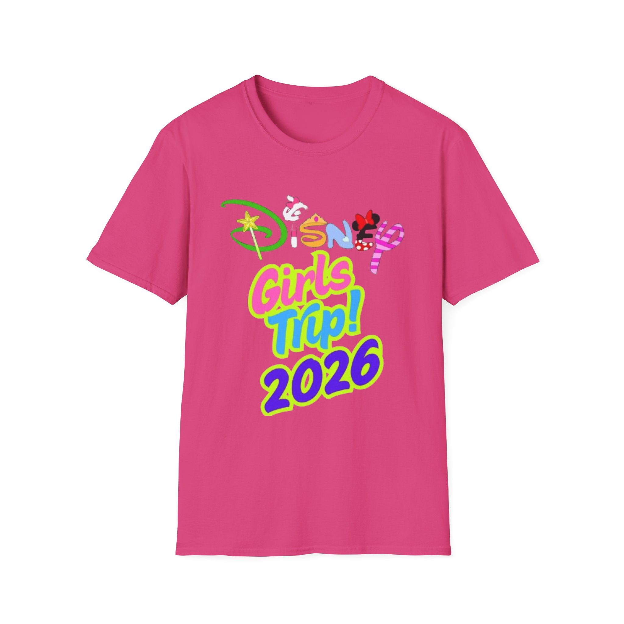 Disney Girls Trip 2026 Unisex Softstyle T-Shirt