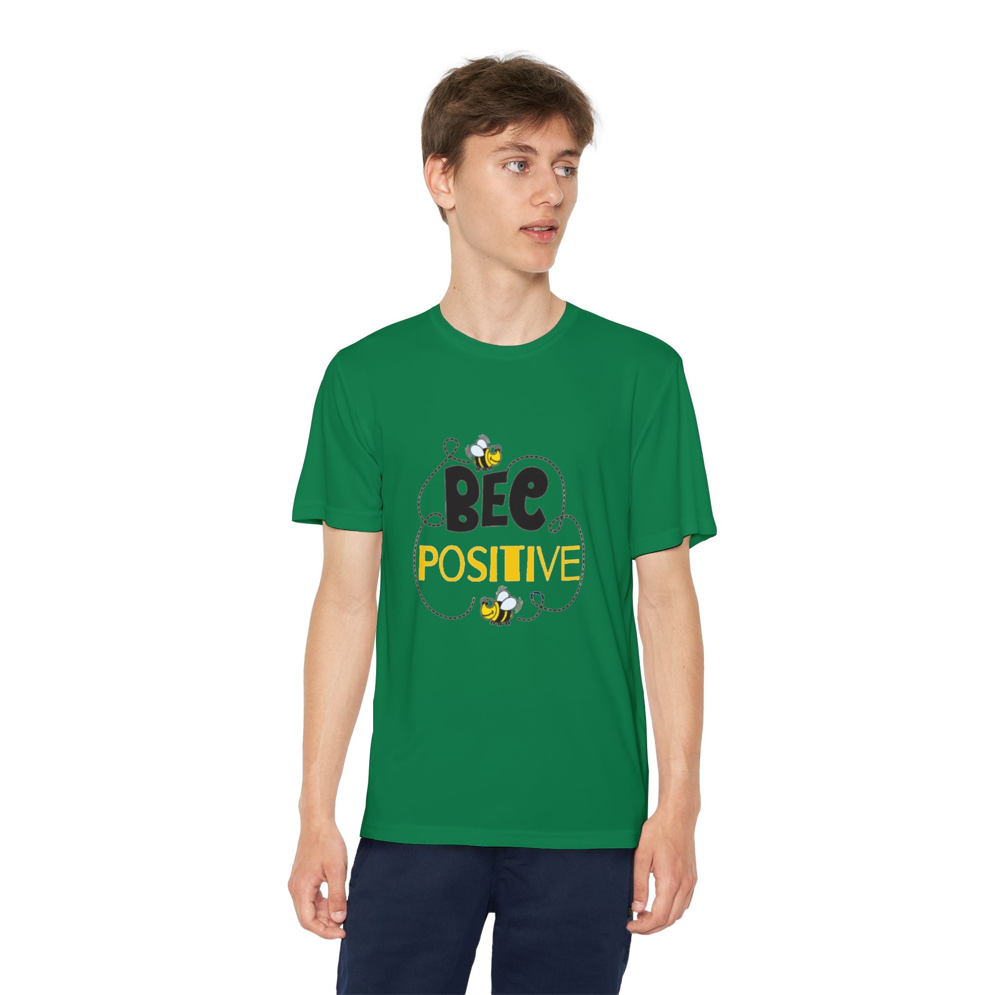 Bee Positive Youth Short Sleeve Competitor T-Shirt