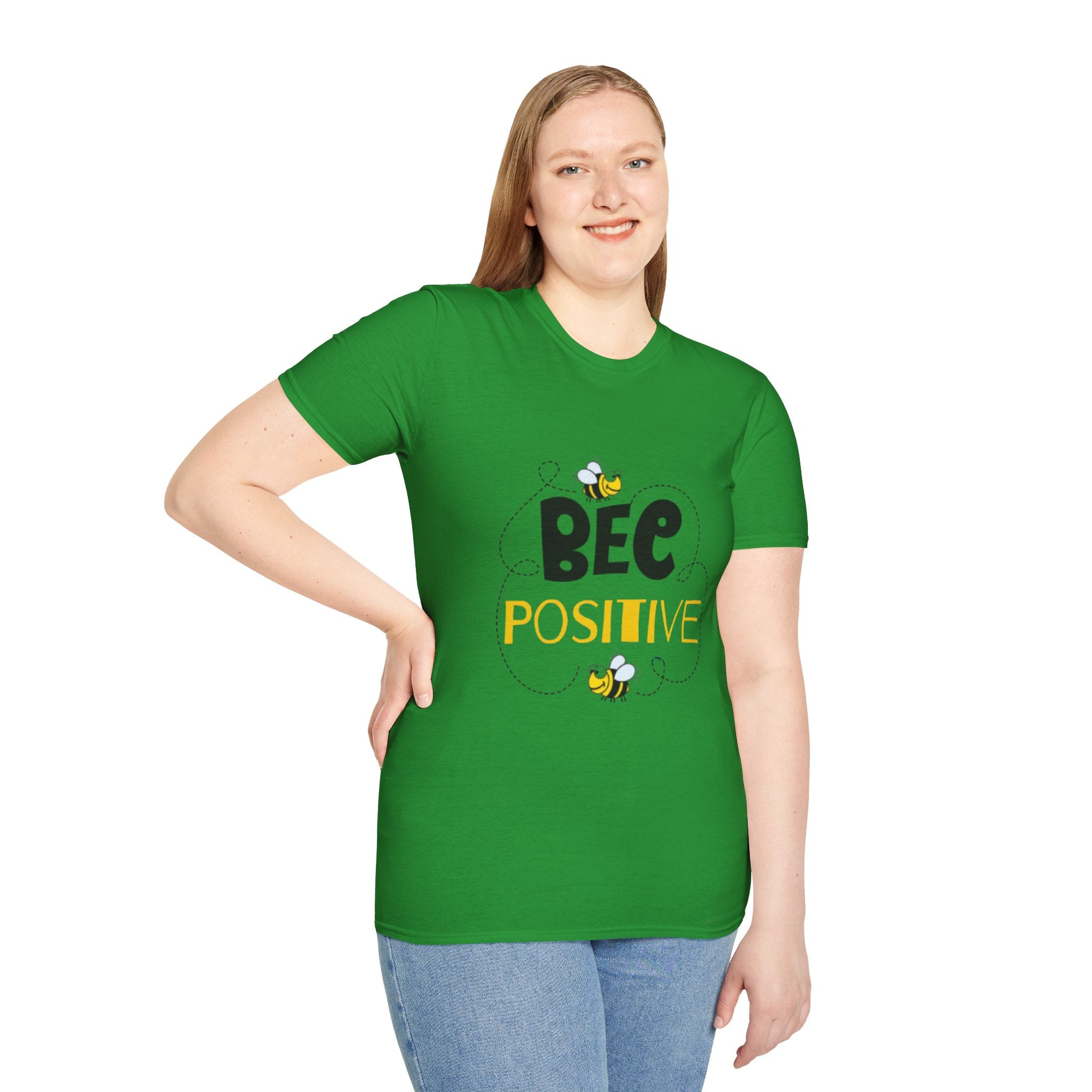 Bee Positive Unisex Softstyle T-Shirt