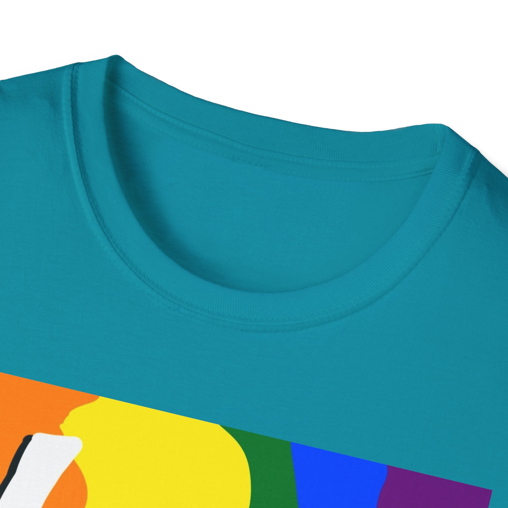 Colorful Pride Love is Love Unisex Softstyle T-Shirt