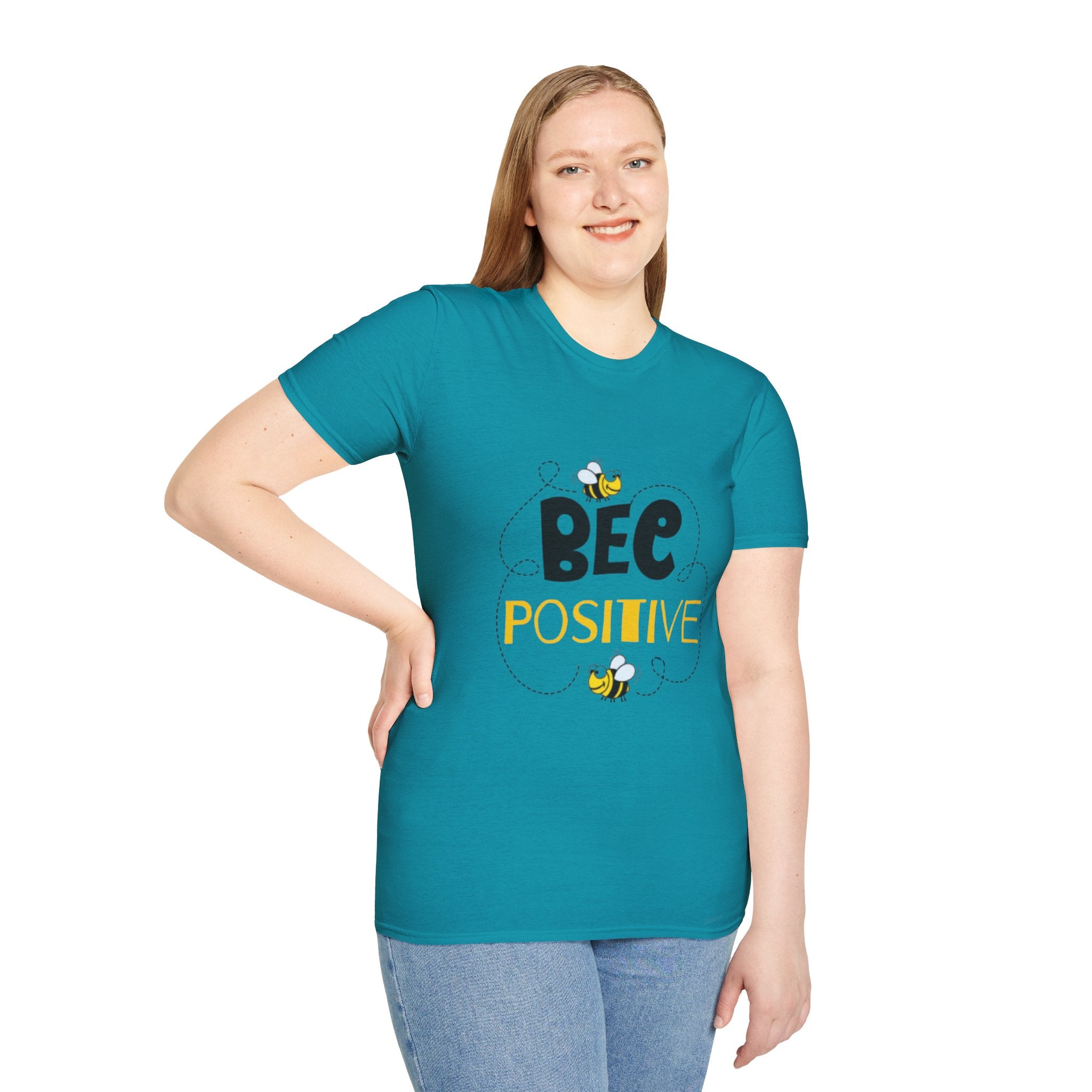 Bee Positive Unisex Softstyle T-Shirt