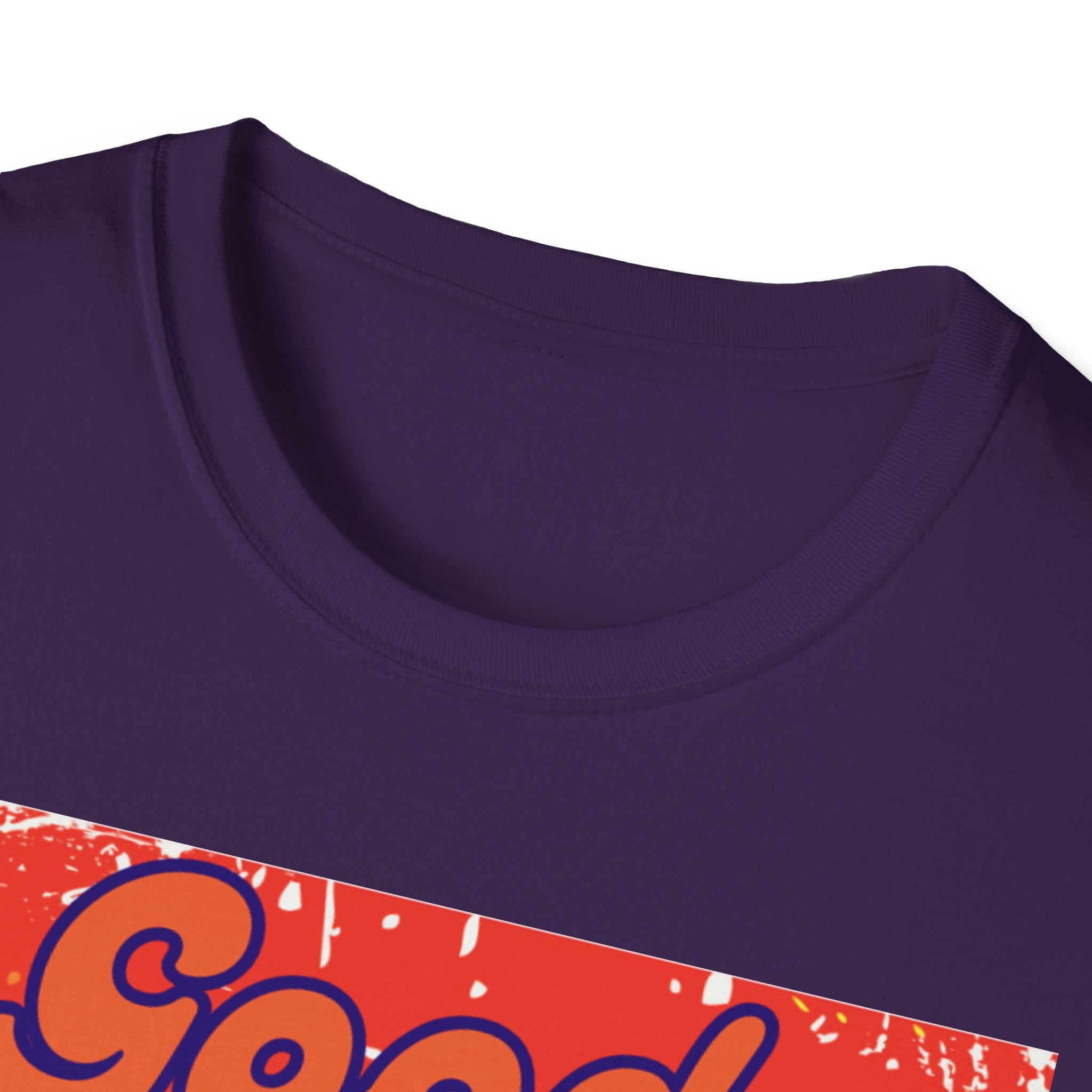 Good Vibes Only Orange Unisex Softstyle T-Shirt