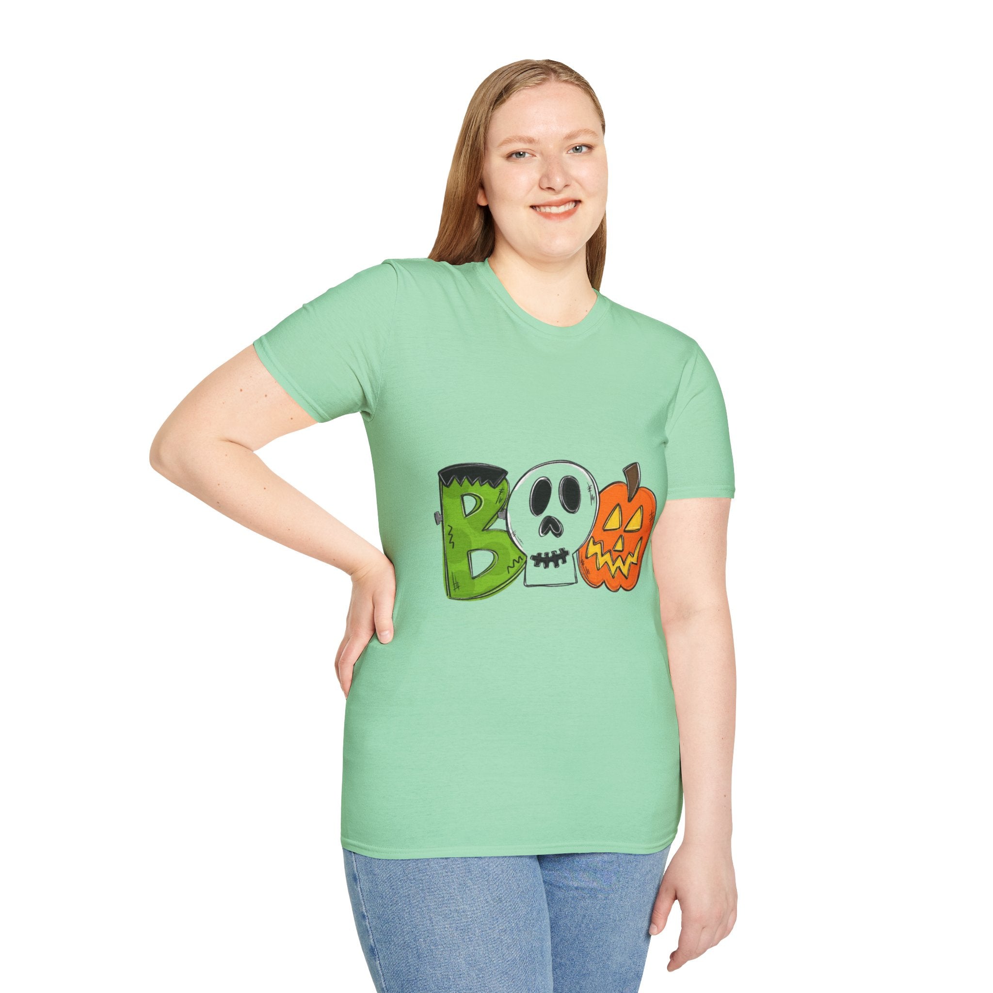 Halloween Boo Unisex Softstyle T-Shirt