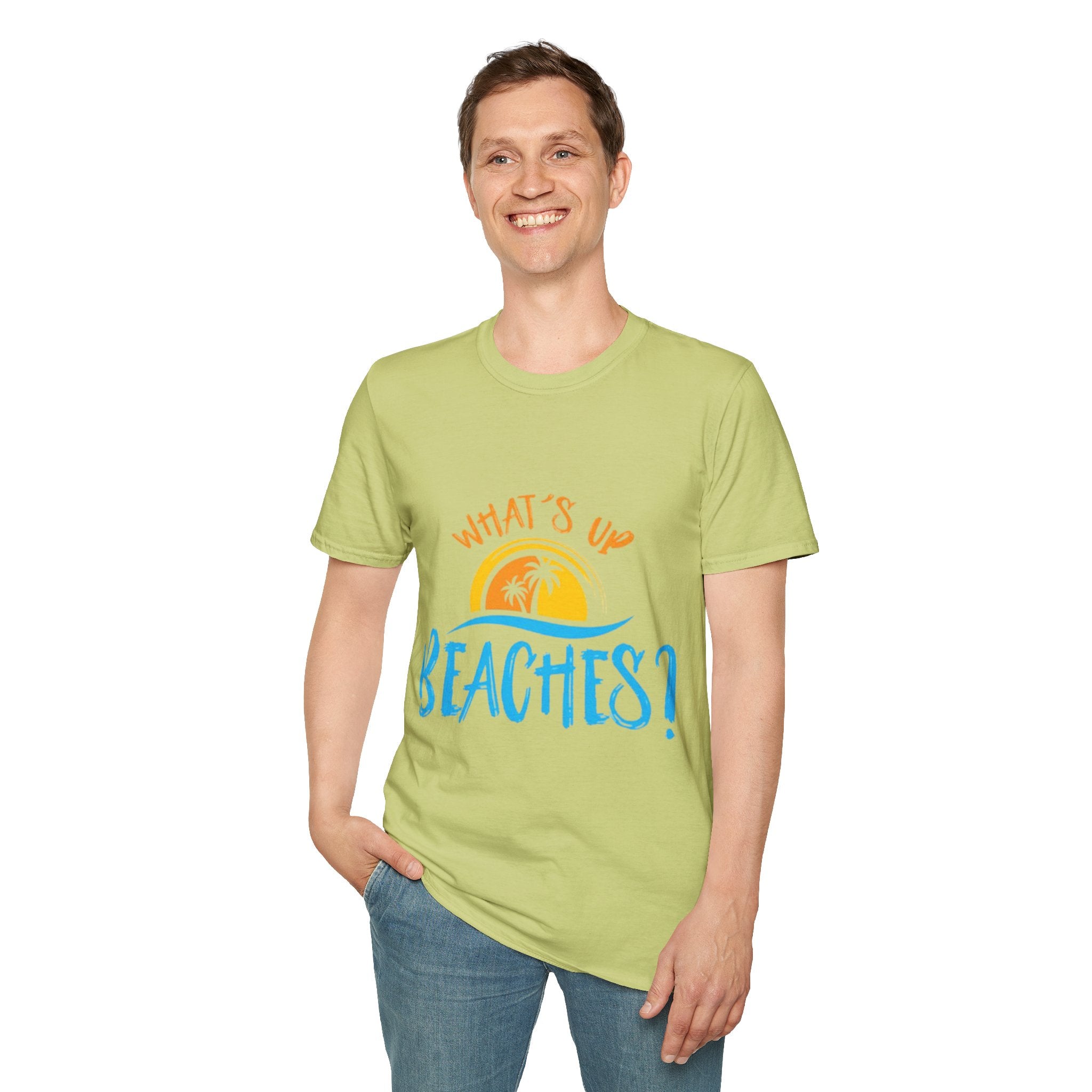 What's Up Beaches? Unisex Softstyle T-Shirt