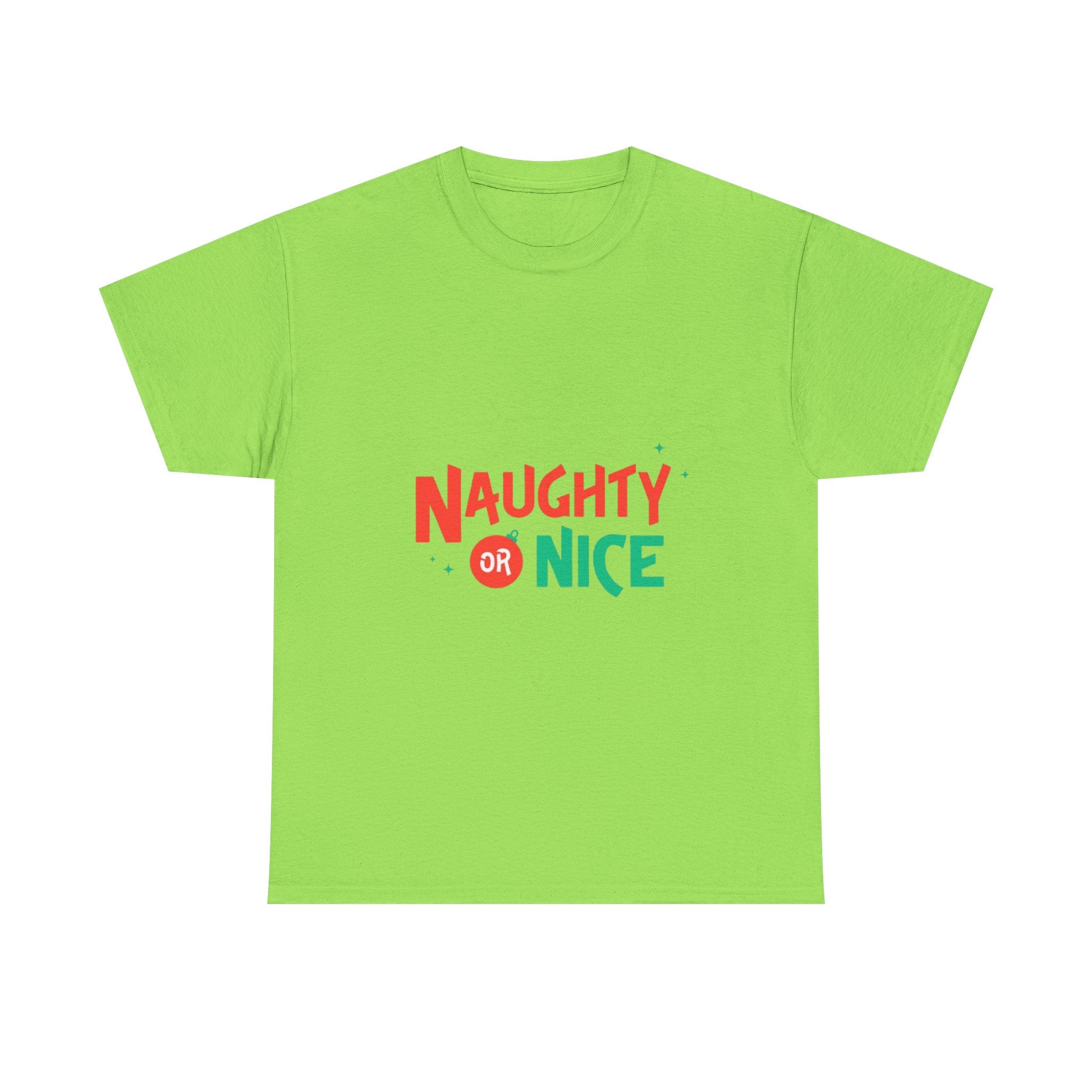 Naughty Or Nice Unisex Heavy Cotton T-Shirt