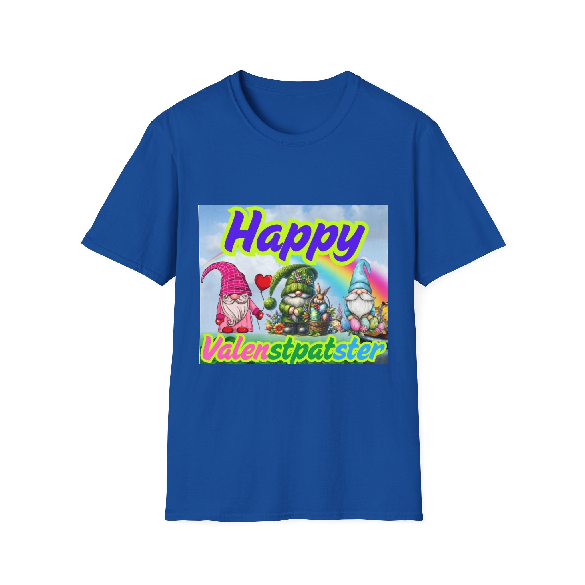 Happy Valenstpatster Unisex Softstyle T-Shirt