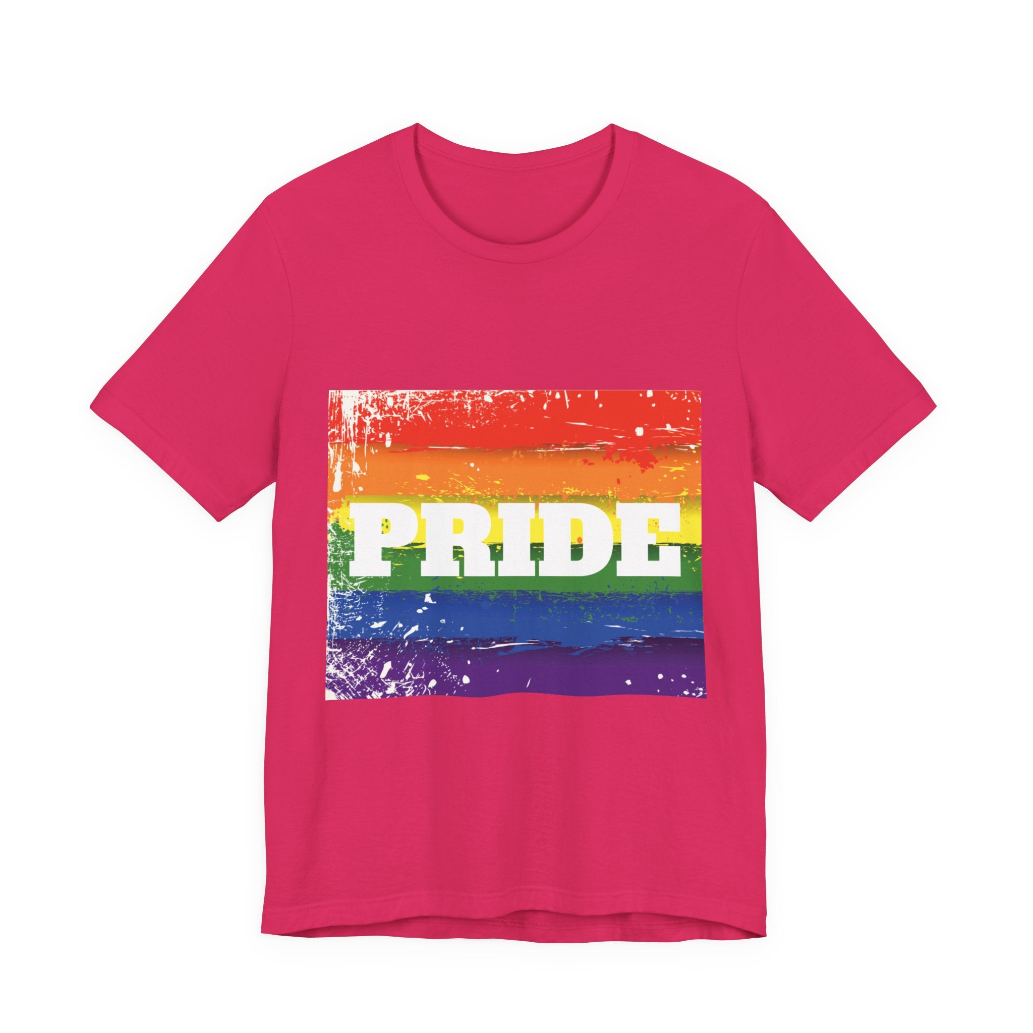Pride Rainbow Unisex Jersey Short Sleeve T-Shirt