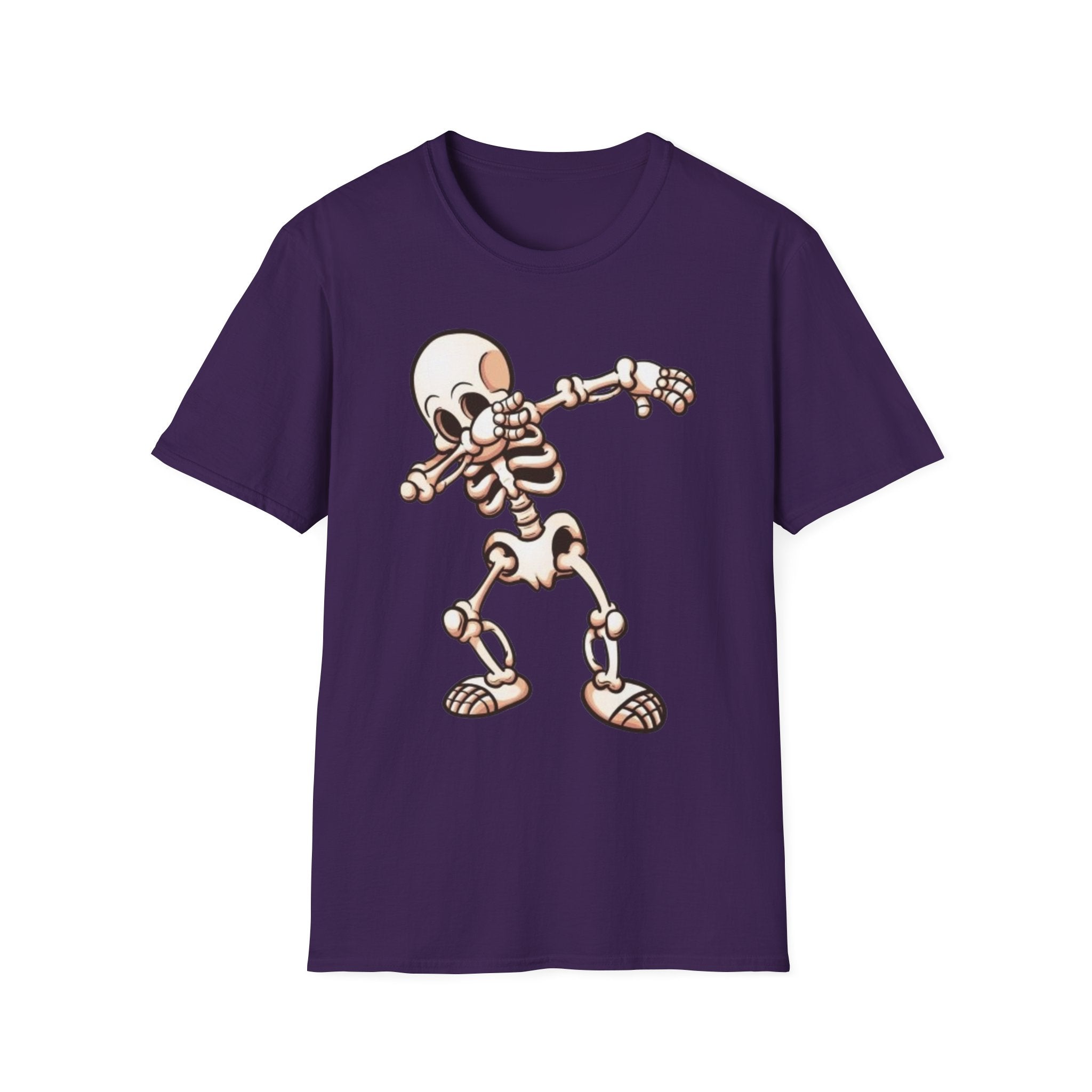 Dabbing Halloween Skeleton Unisex Softstyle T-Shirt