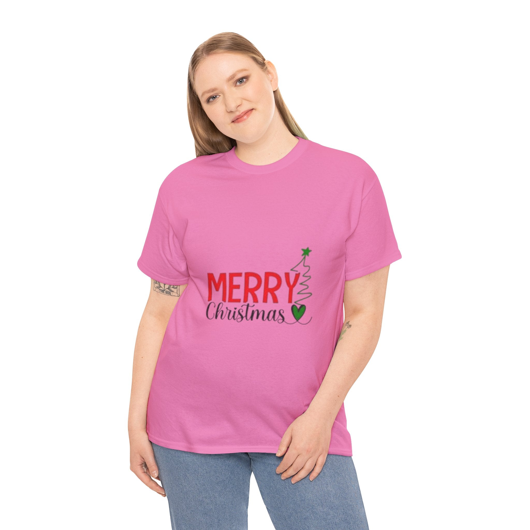 Merry Christmas Unisex Heavy Cotton T-Shirt