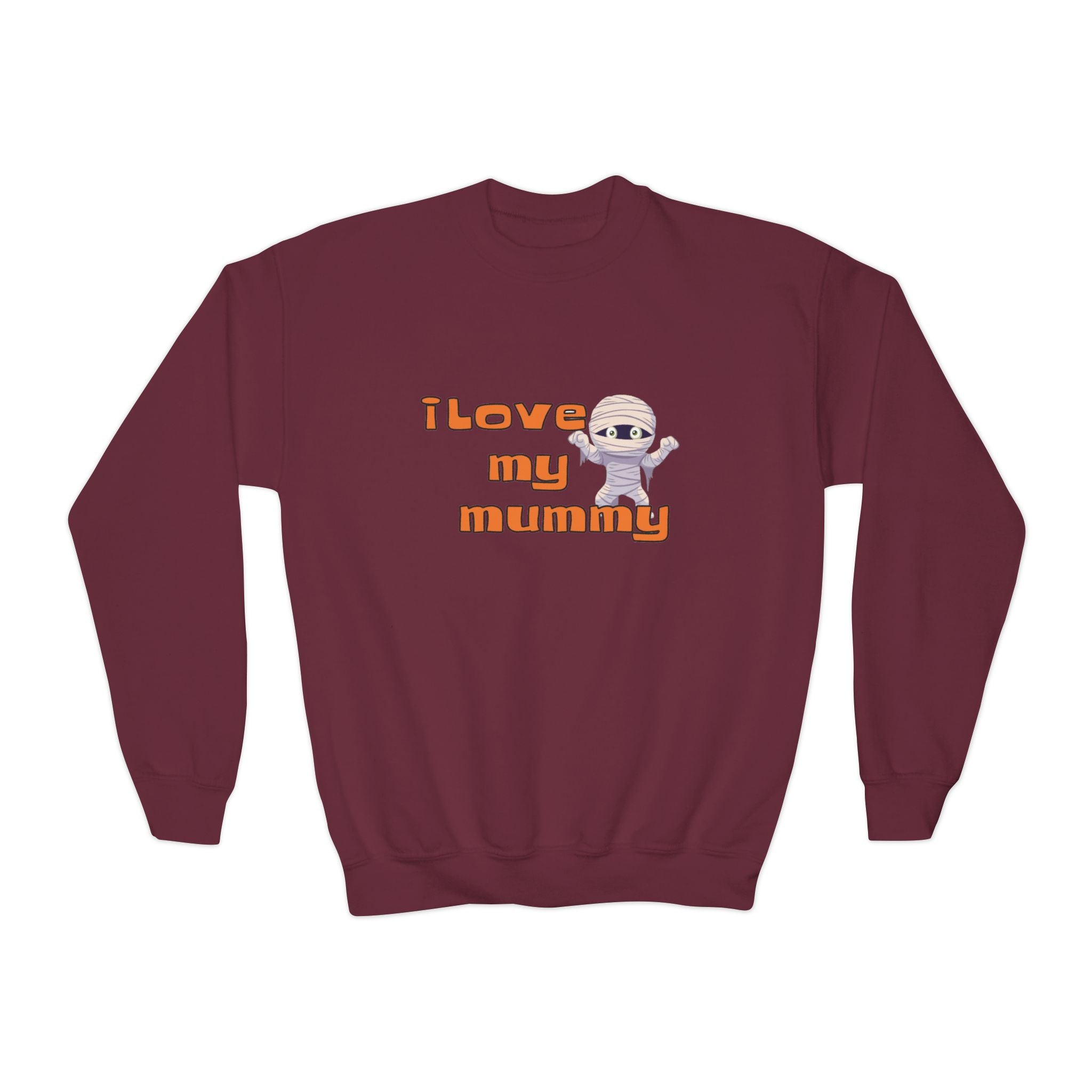 I Love My Mummy Youth Crewneck Sweatshirt