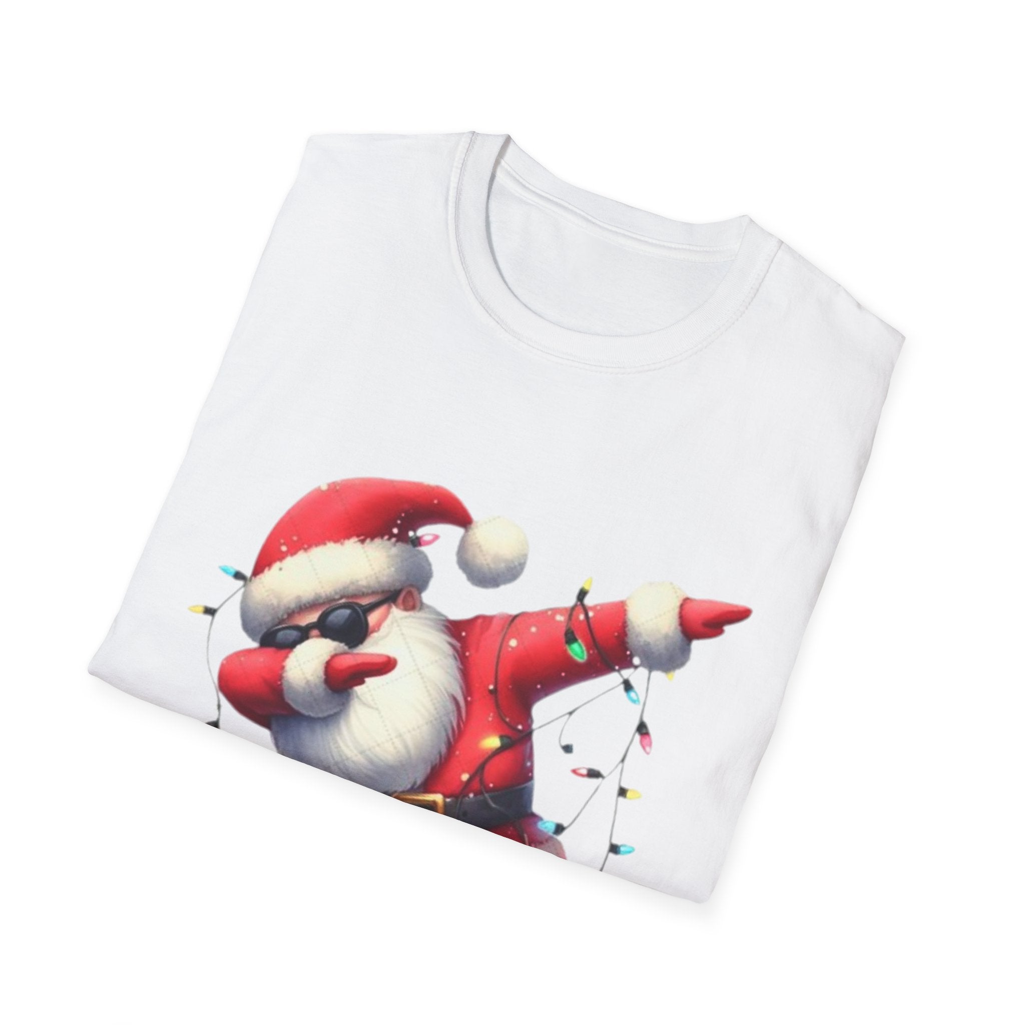 Dabbing Santa Unisex Softstyle T-Shirt