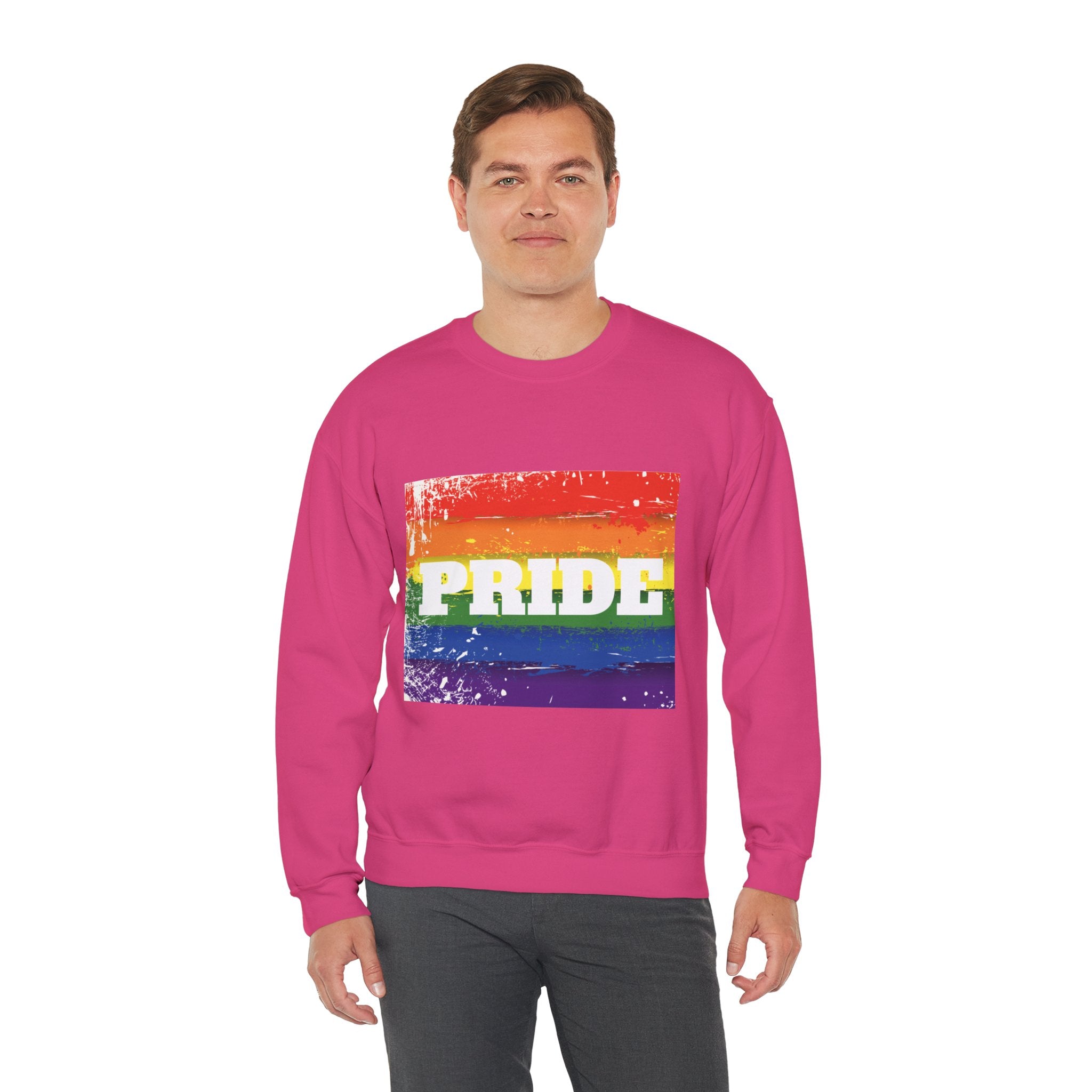 Pride Rainbow Unisex Crewneck Sweatshirt