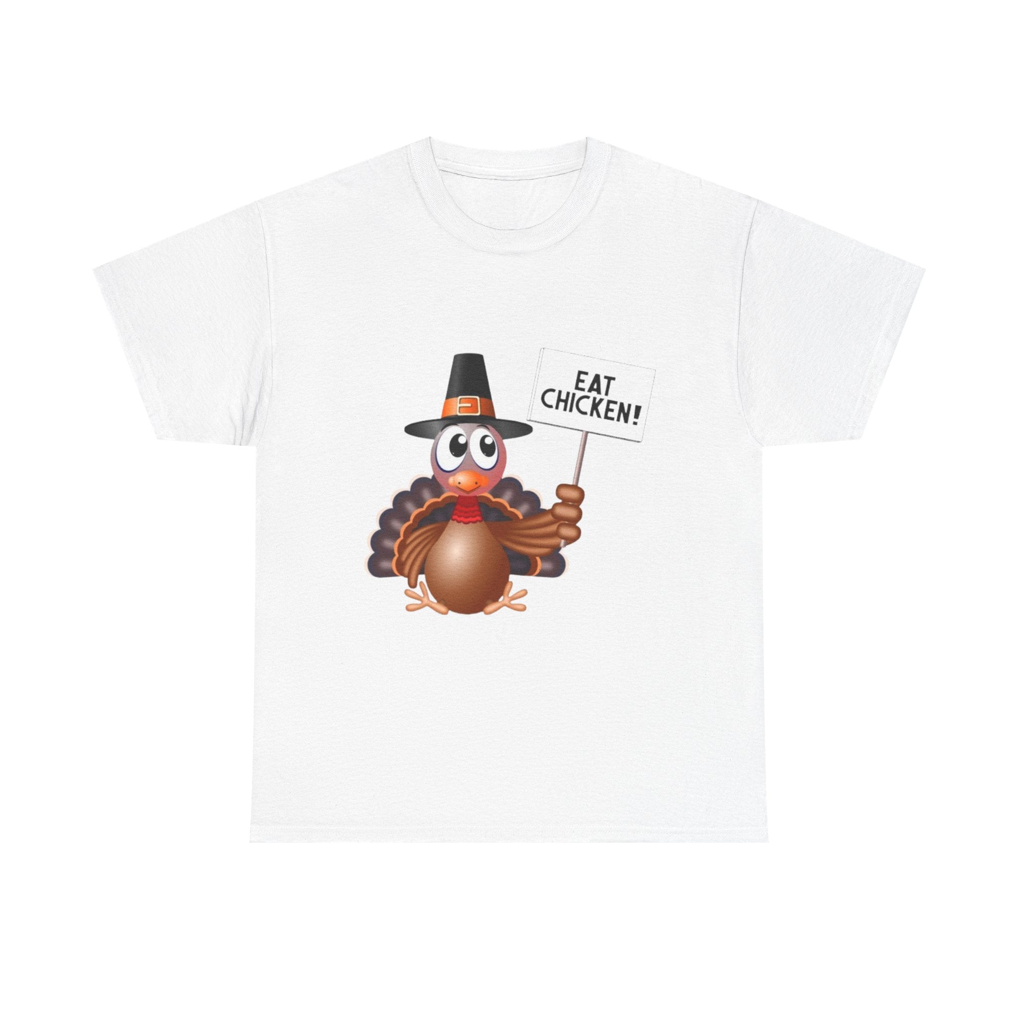 Eat Chicken Unisex Heavy Cotton T-Shirt