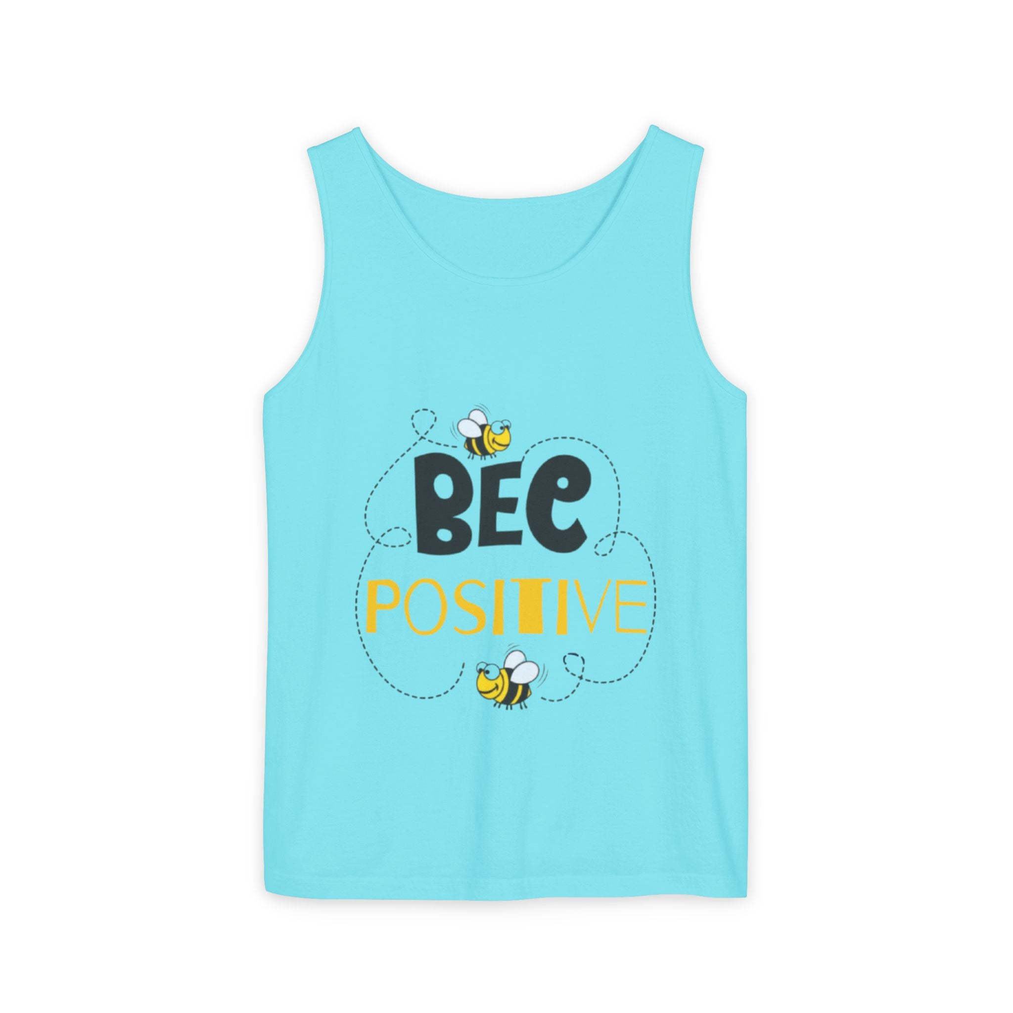 Bee Positive Unisex Garment-Dyed Tank Top