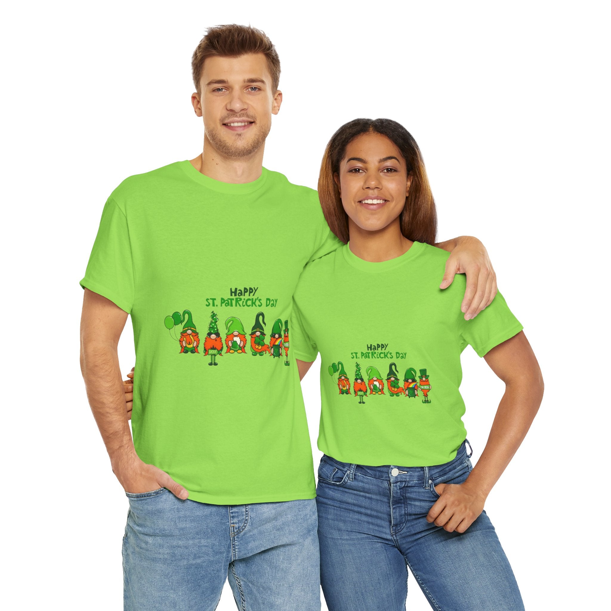 Happy St. Patrick's Day Unisex Heavy Cotton T-Shirt