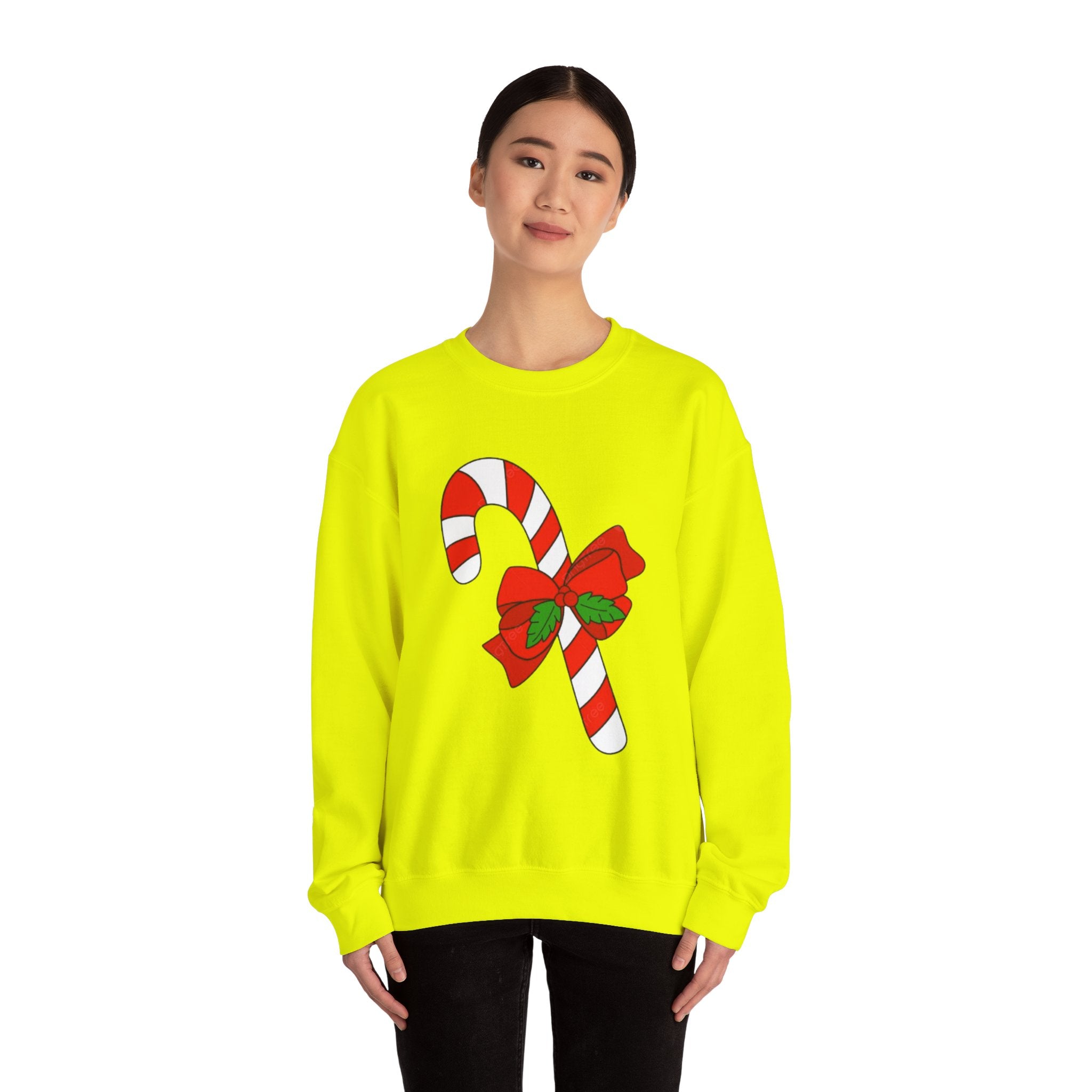 Candy Cane Holiday Unisex Heavy Blend™ Crewneck Sweatshirt