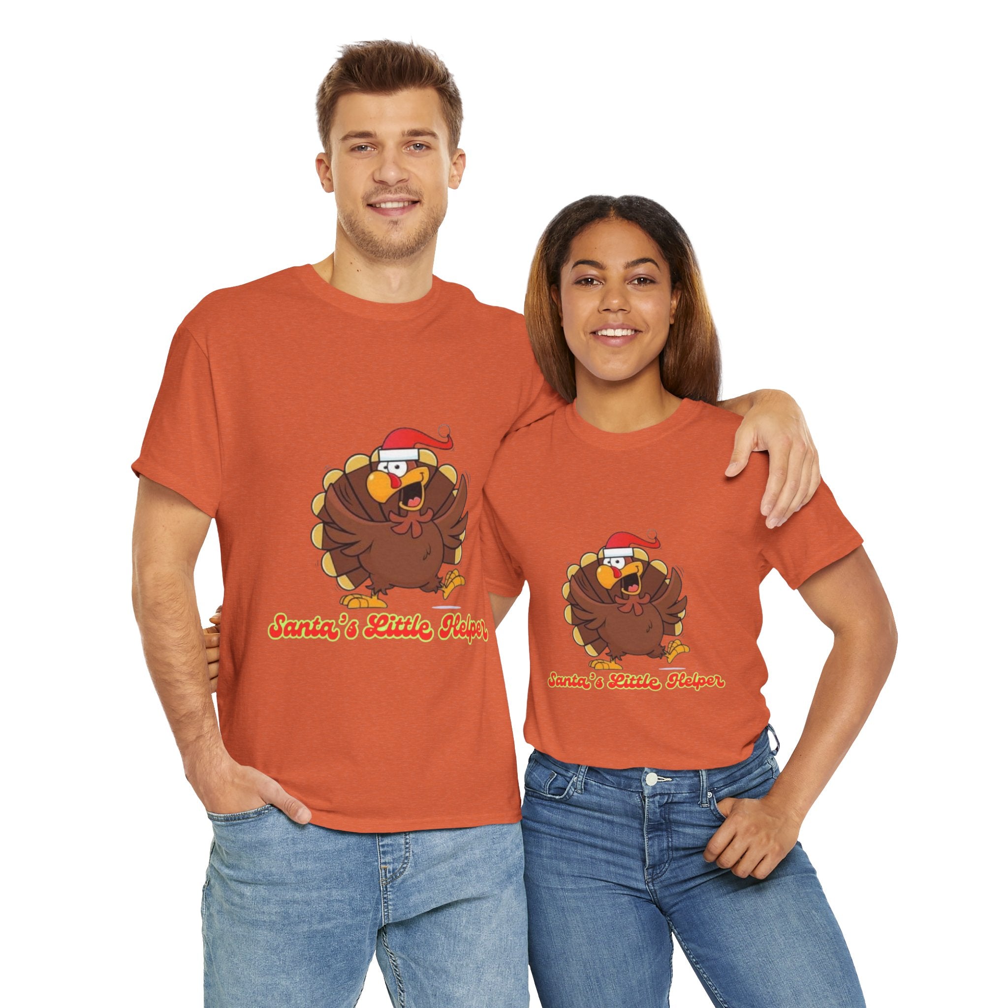 Santa's Little Helper Unisex Heavy Cotton T-Shirt