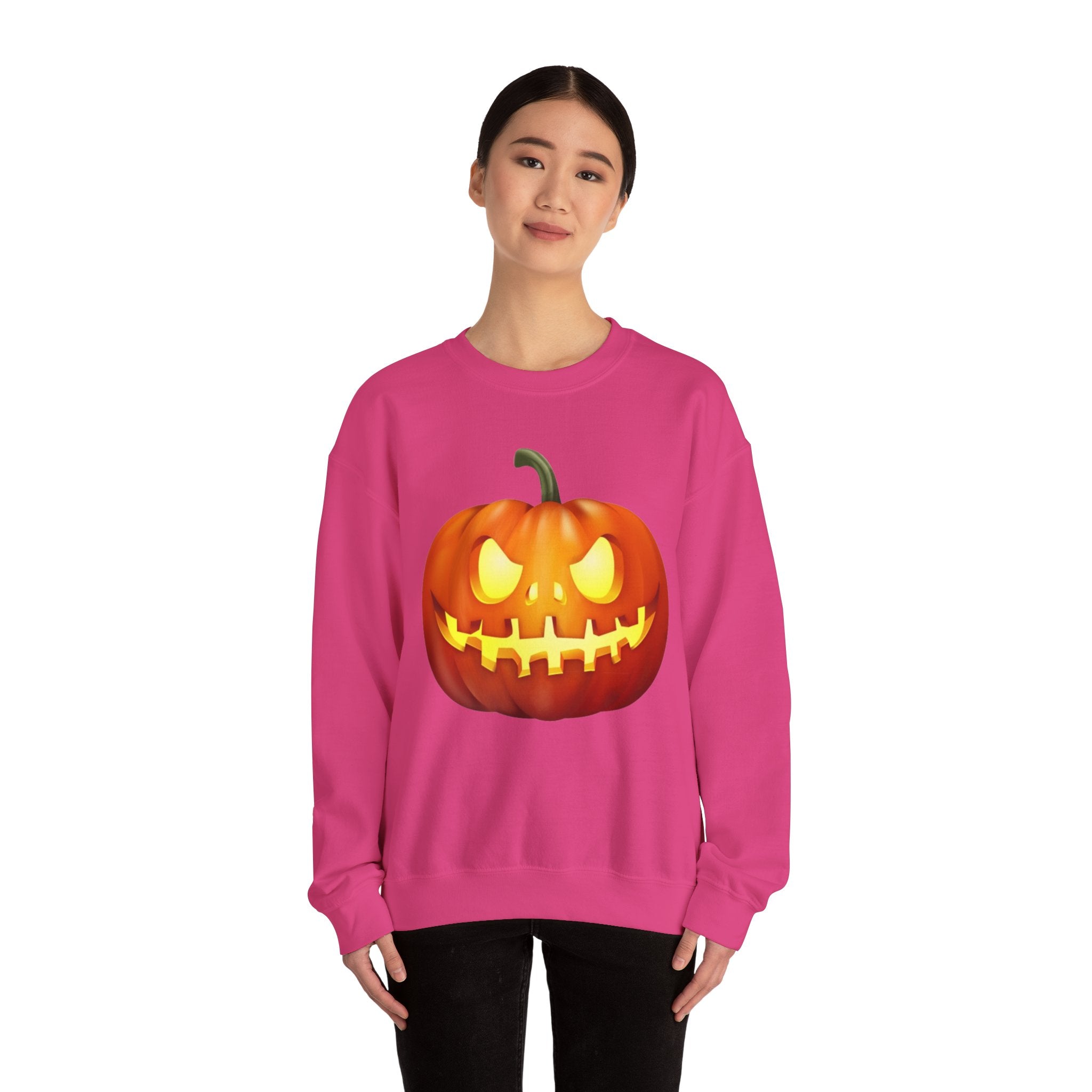 Halloween Pumpkin Unisex Heavy Blend™ Crewneck Sweatshirt