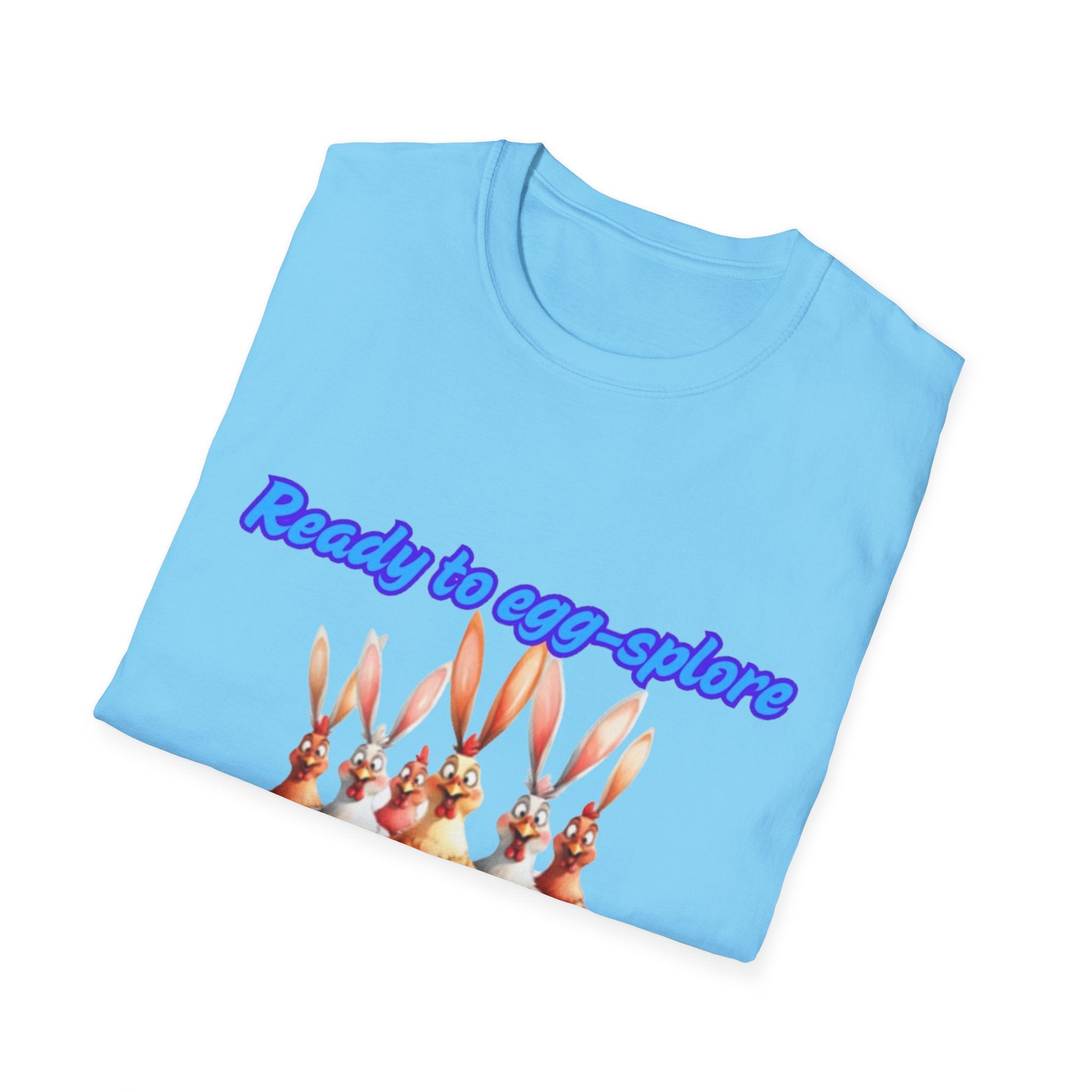 Ready To Egg-splore Some Serious Easter Fun Unisex Softstyle T-Shirt