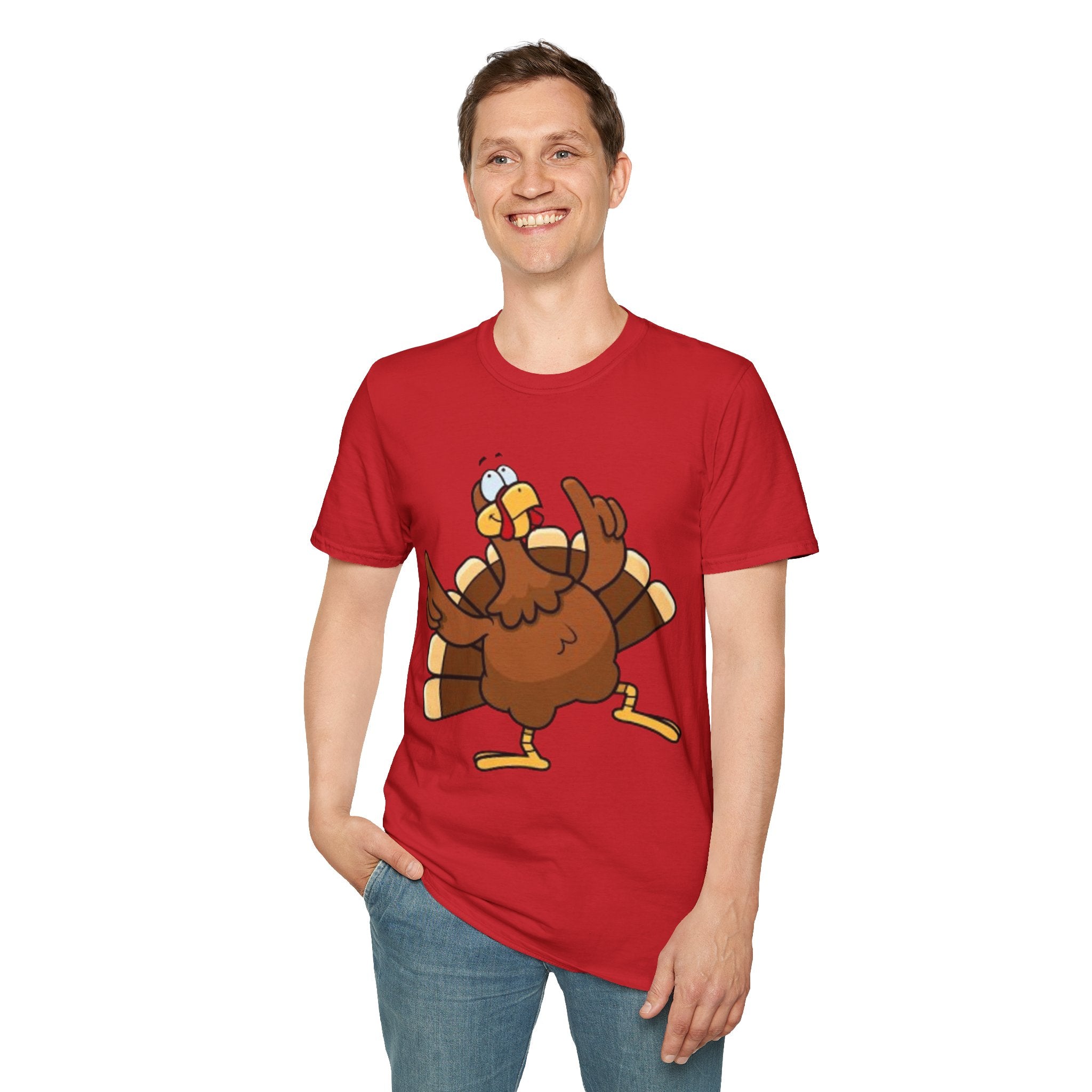 Thanksgiving Turkey Unisex Softstyle T-Shirt
