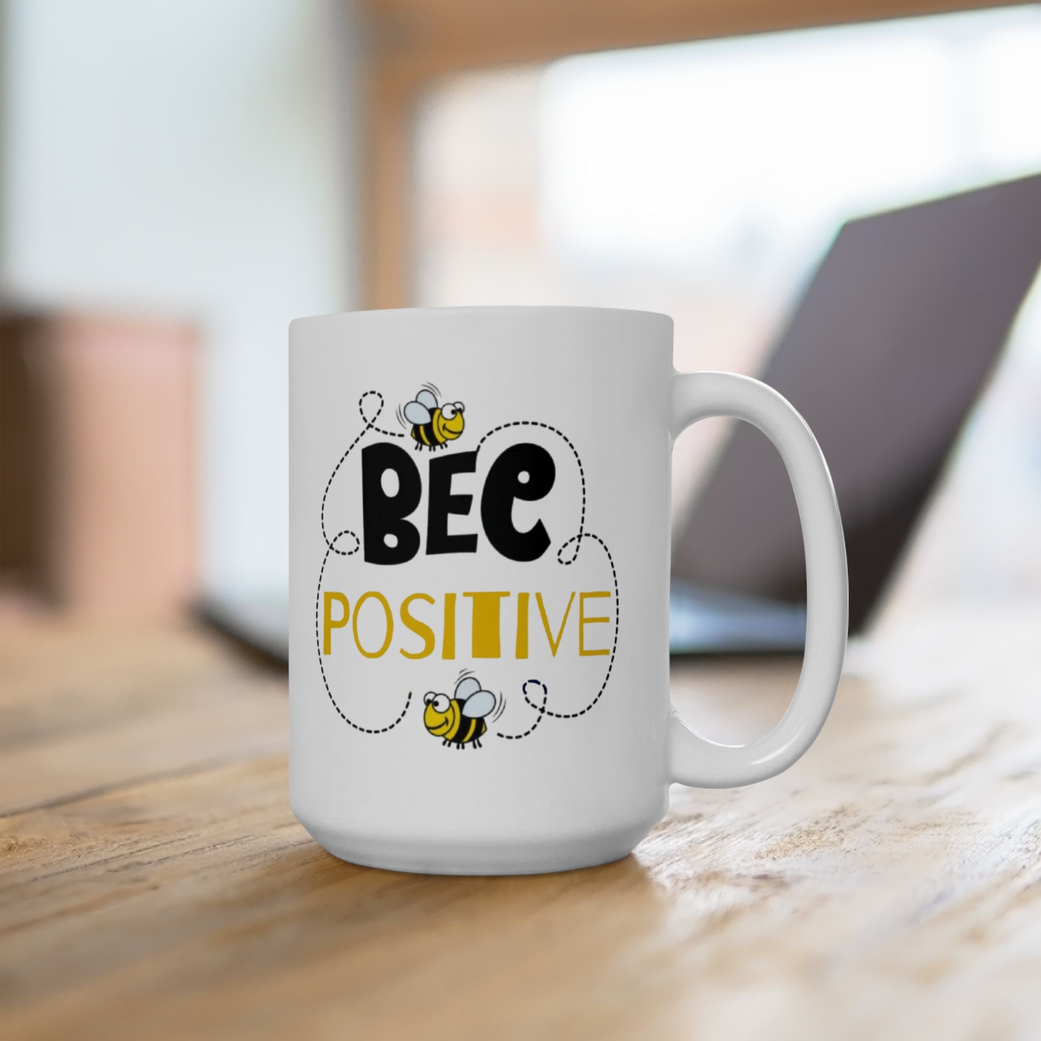 Bee Positive Ceramic Mug